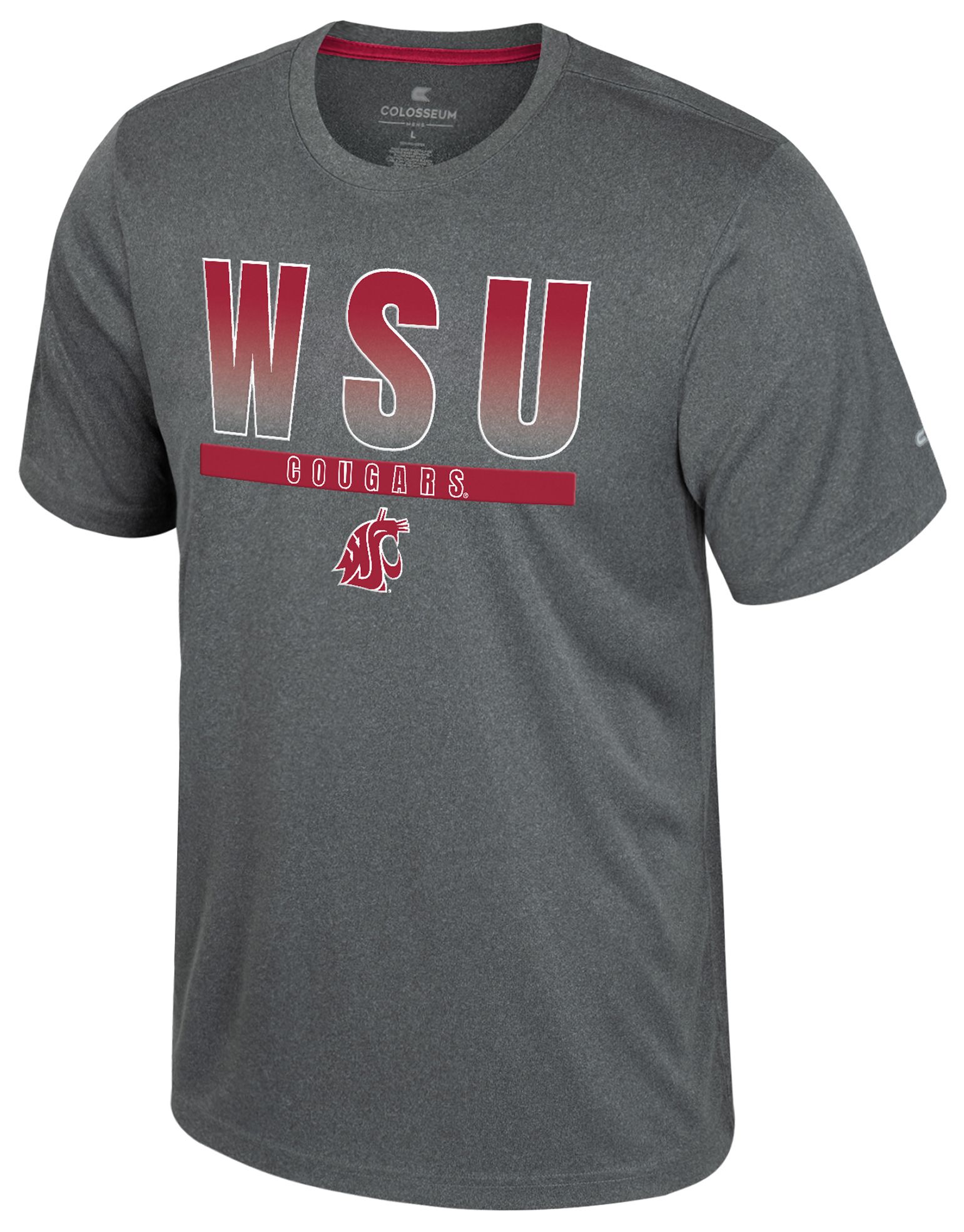 Colosseum Men's Washington State Cougars Heather Charcoal Maitre D T-Shirt