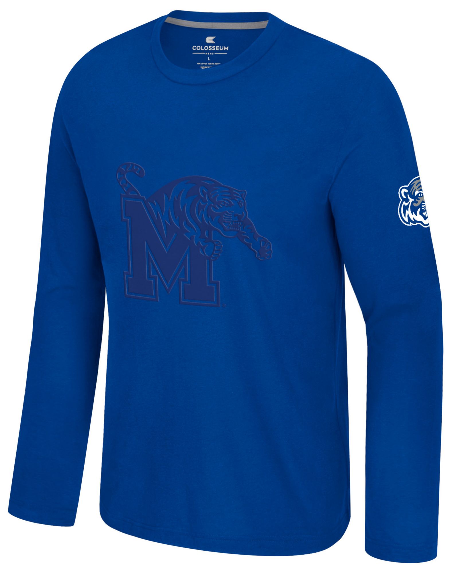 Colosseum Men's Memphis Tigers Royal Richie Long Sleeve Shirt
