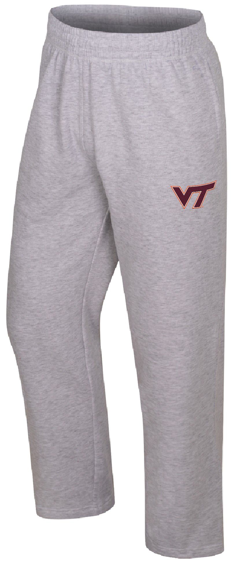 Colosseum Men's Virginia Tech Hokies Light Heather Gray Marcus Open Bottom Pants