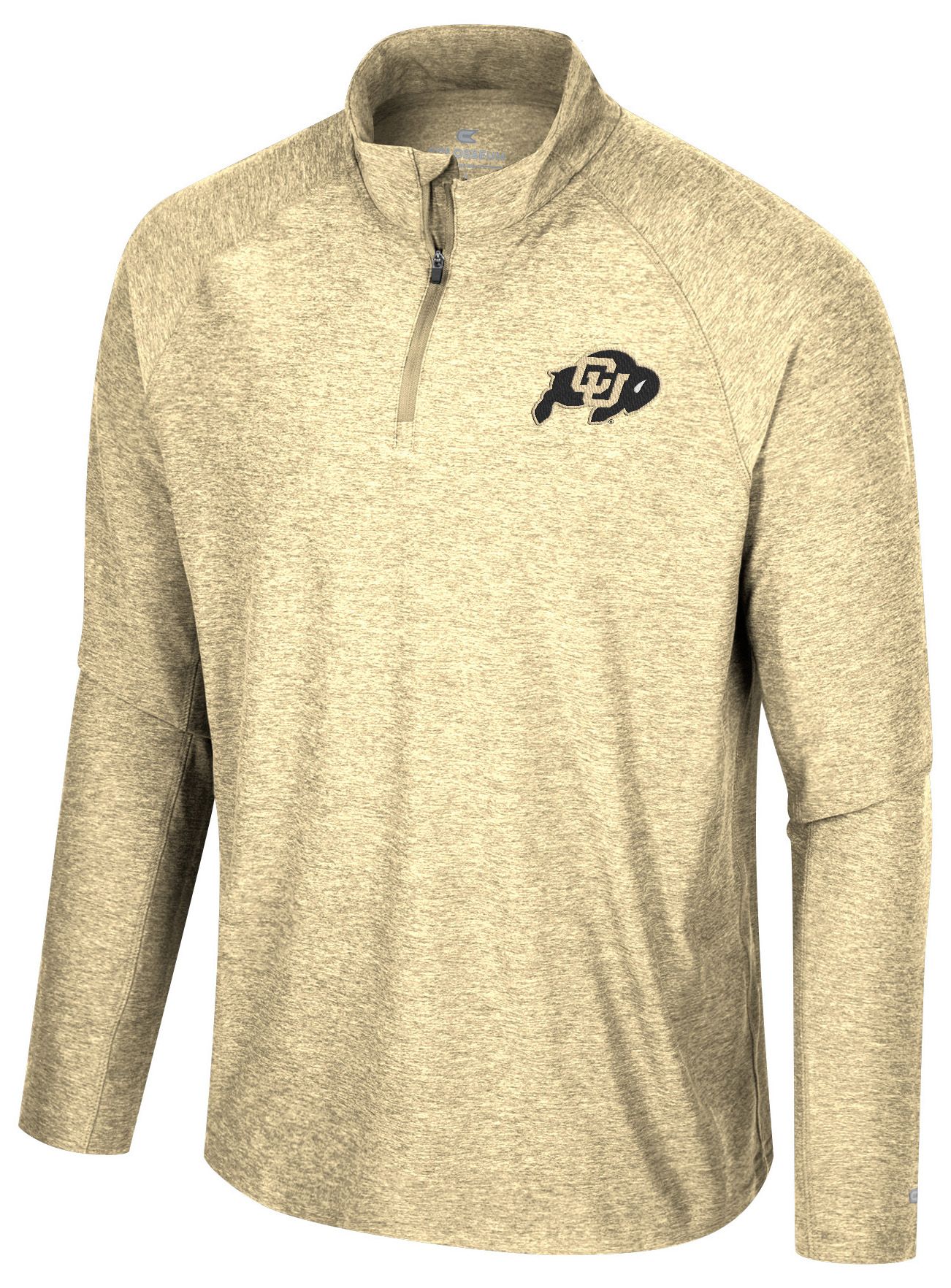 Colosseum Men's Colorado Buffaloes Gold 1/4 Zip Jacket