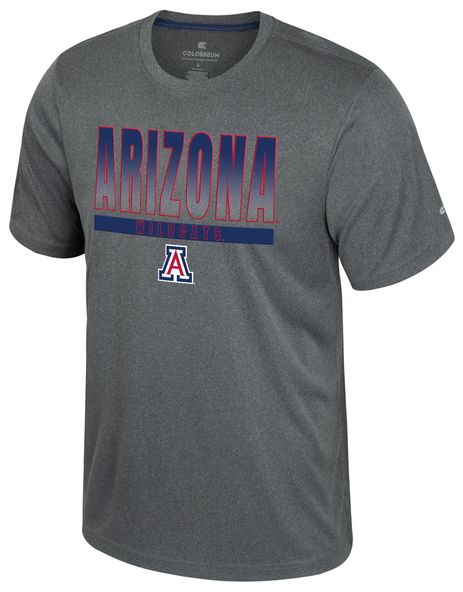 Colosseum Men's Arizona Wildcats Heather Charcoal Maitre D T-Shirt