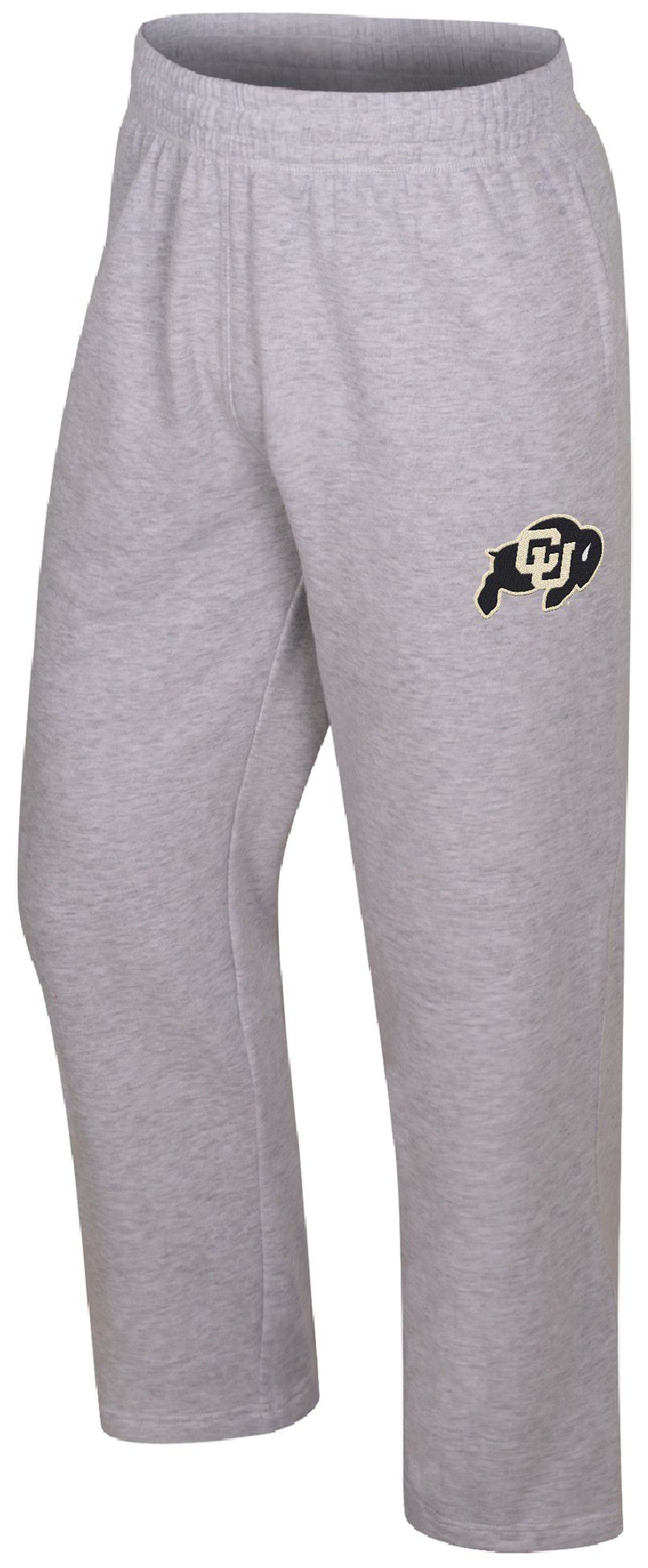 Colosseum Men's Colorado Buffaloes Light Heather Gray Marcus Open Bottom Pants