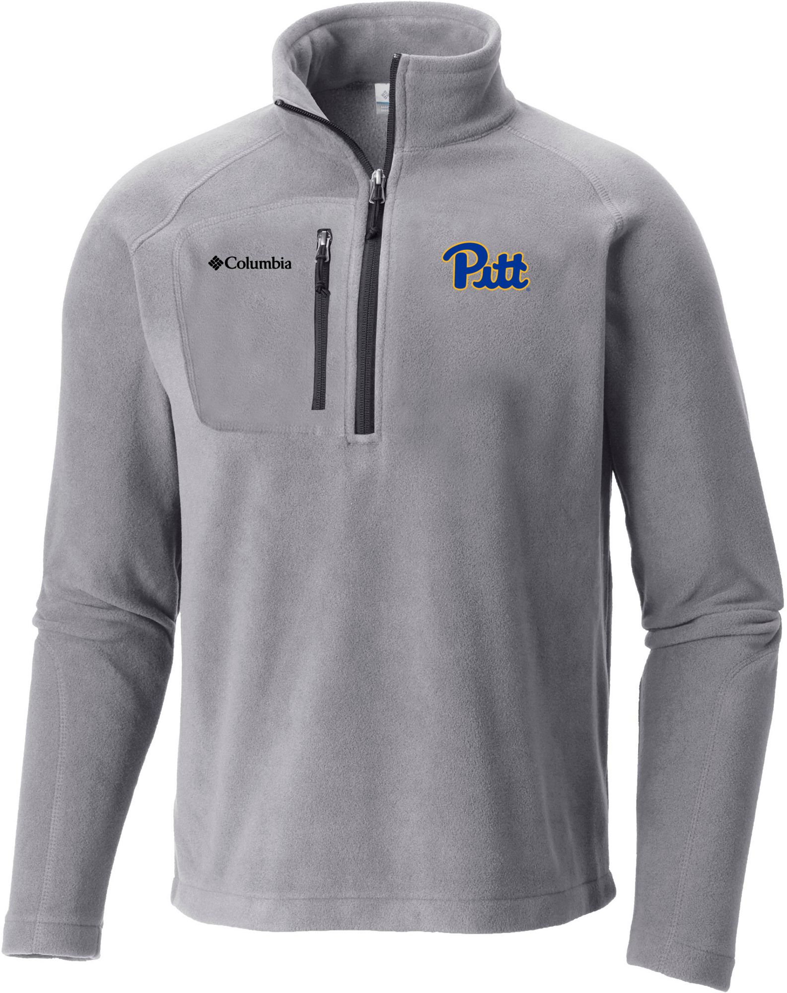 Columbia Men's Pitt Panthers Fast Trek Half-Zip Fleece