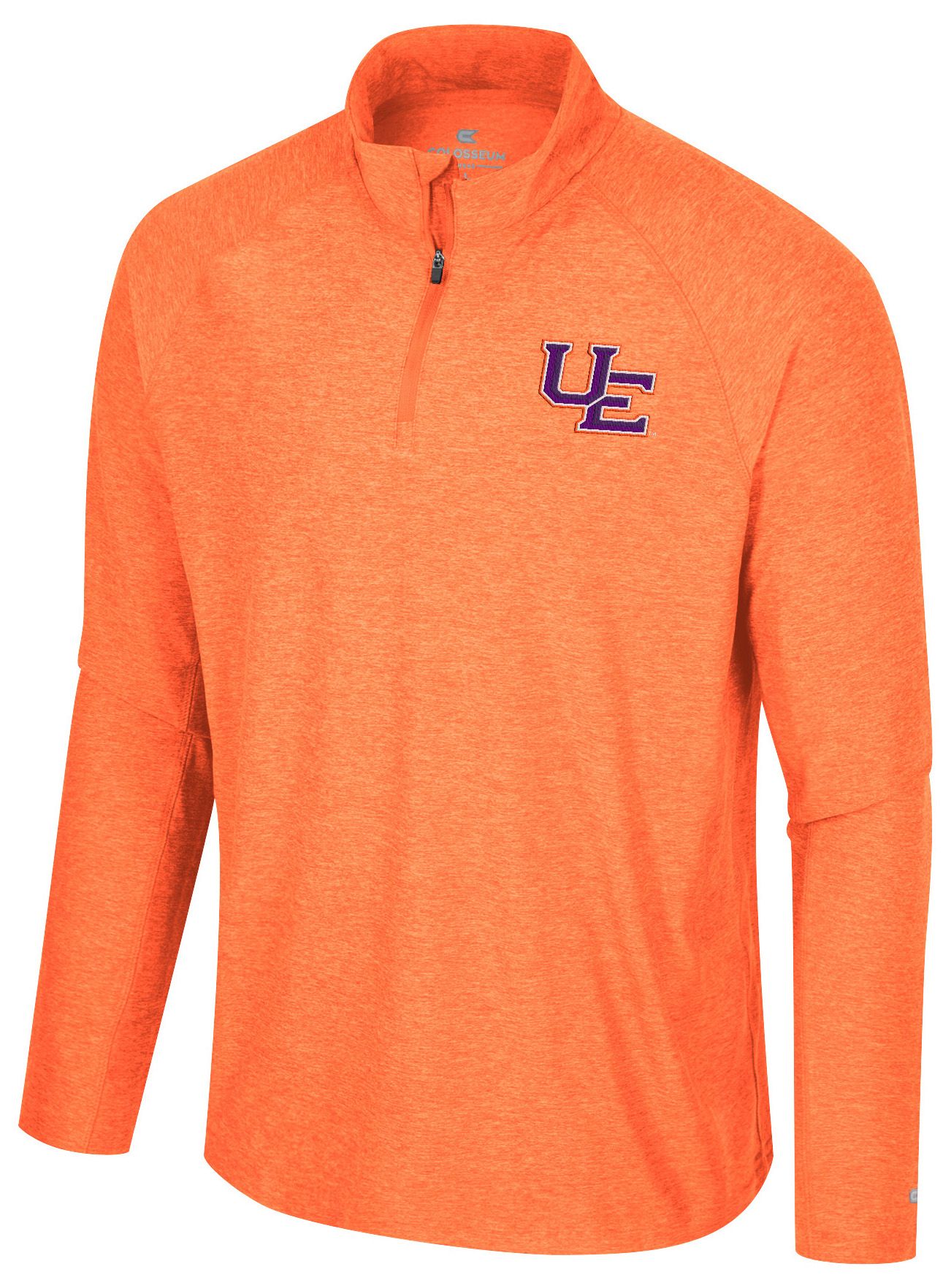 Colosseum Men's Evansville Purple Aces Orange 1/4 Zip Jacket