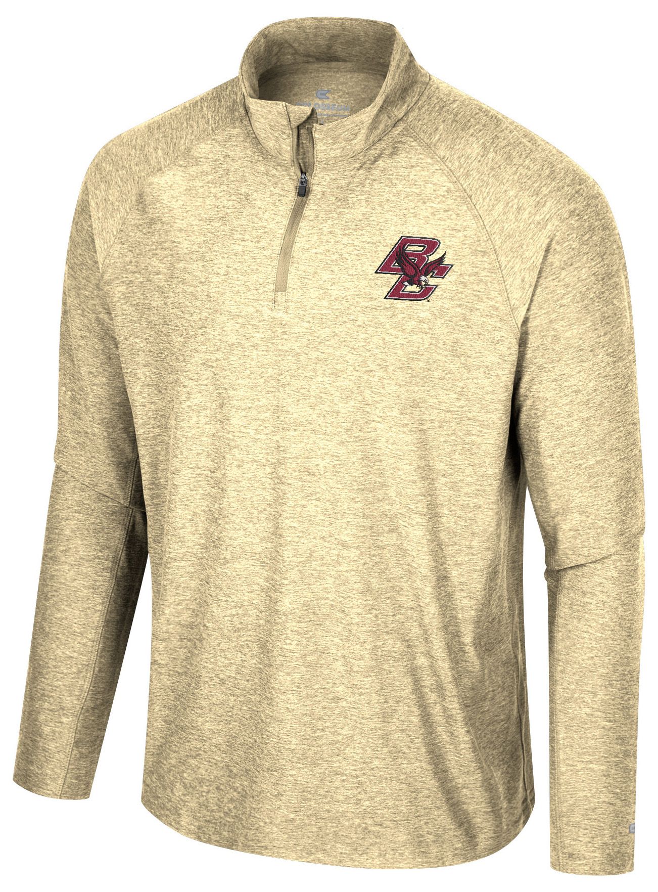 Colosseum Men's Boston College Eagles Gold 1/4 Zip Jacket