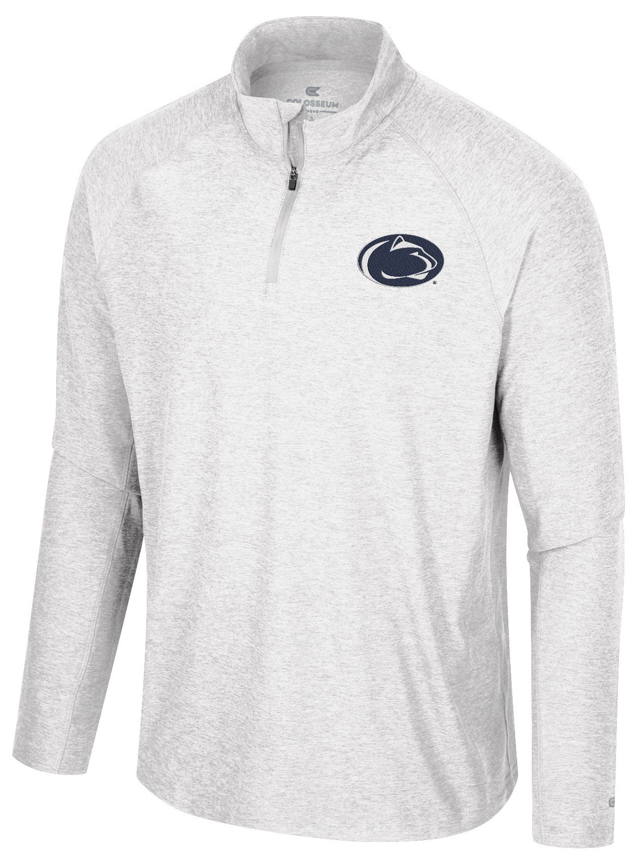Colosseum Men's Penn State Nittany Lions White 1/4 Zip Jacket