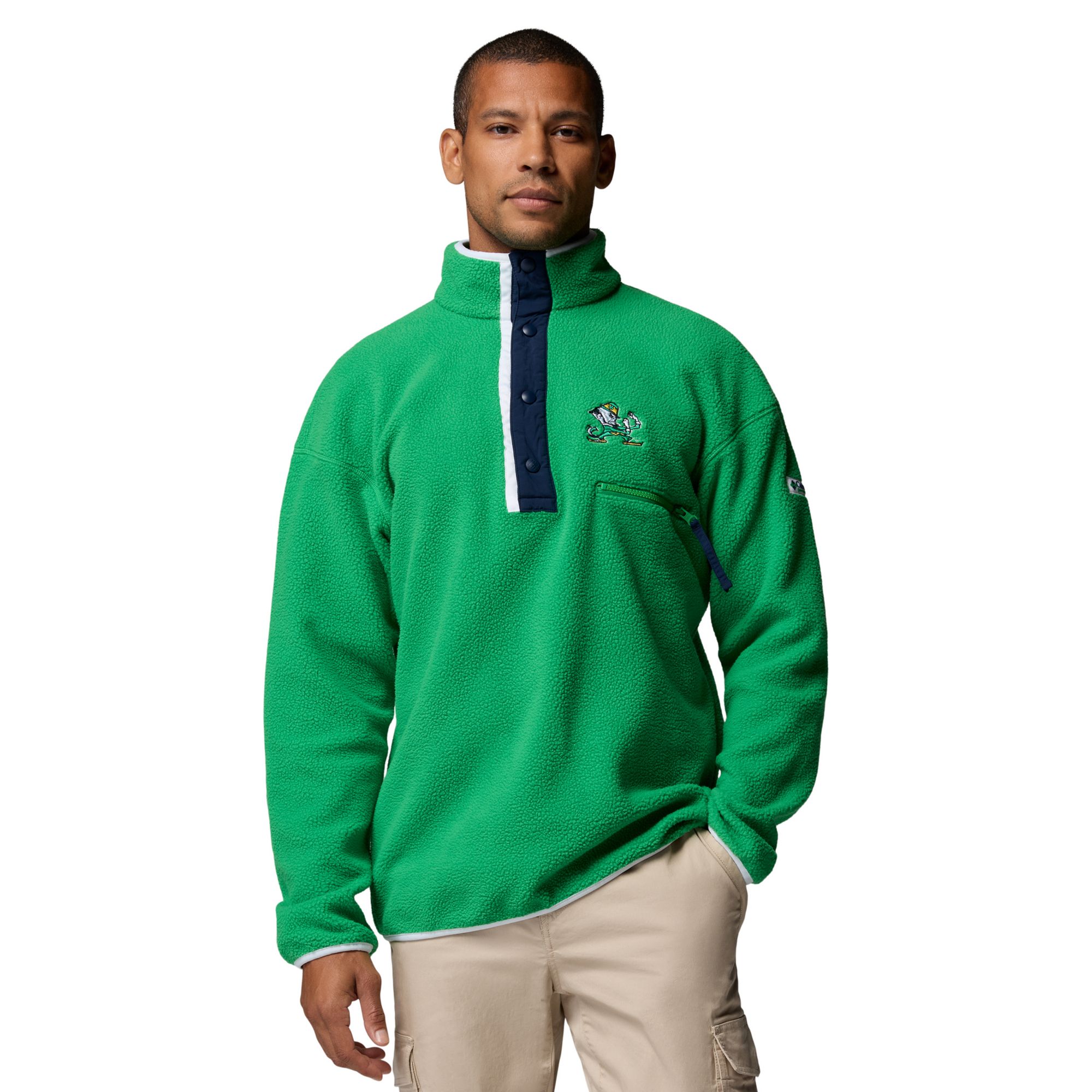 Columbia Men's Notre Dame Fighting Irish Helvetia Fleece Pullover