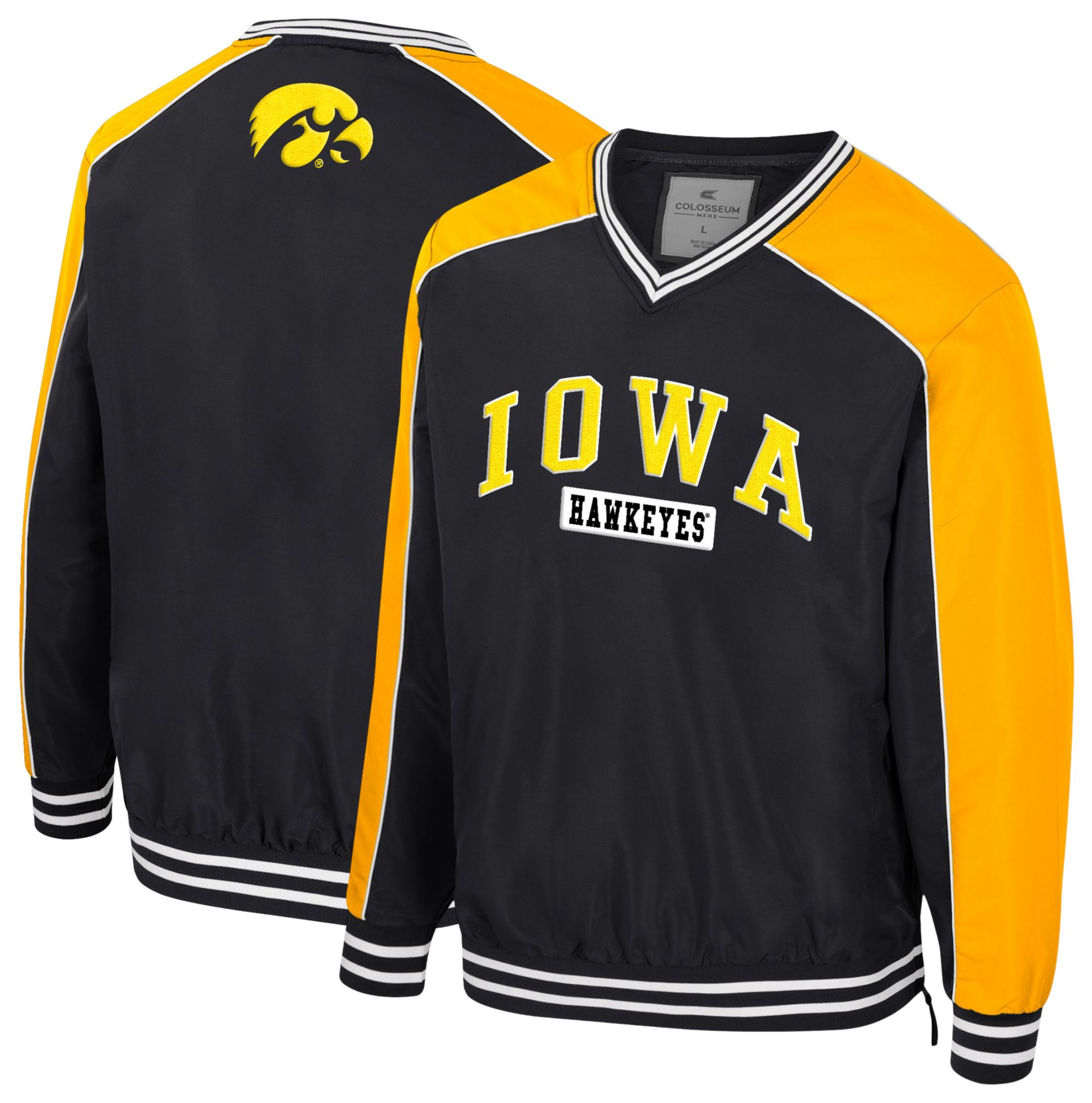 Colosseum Men's Iowa Hawkeyes Coach Jacket