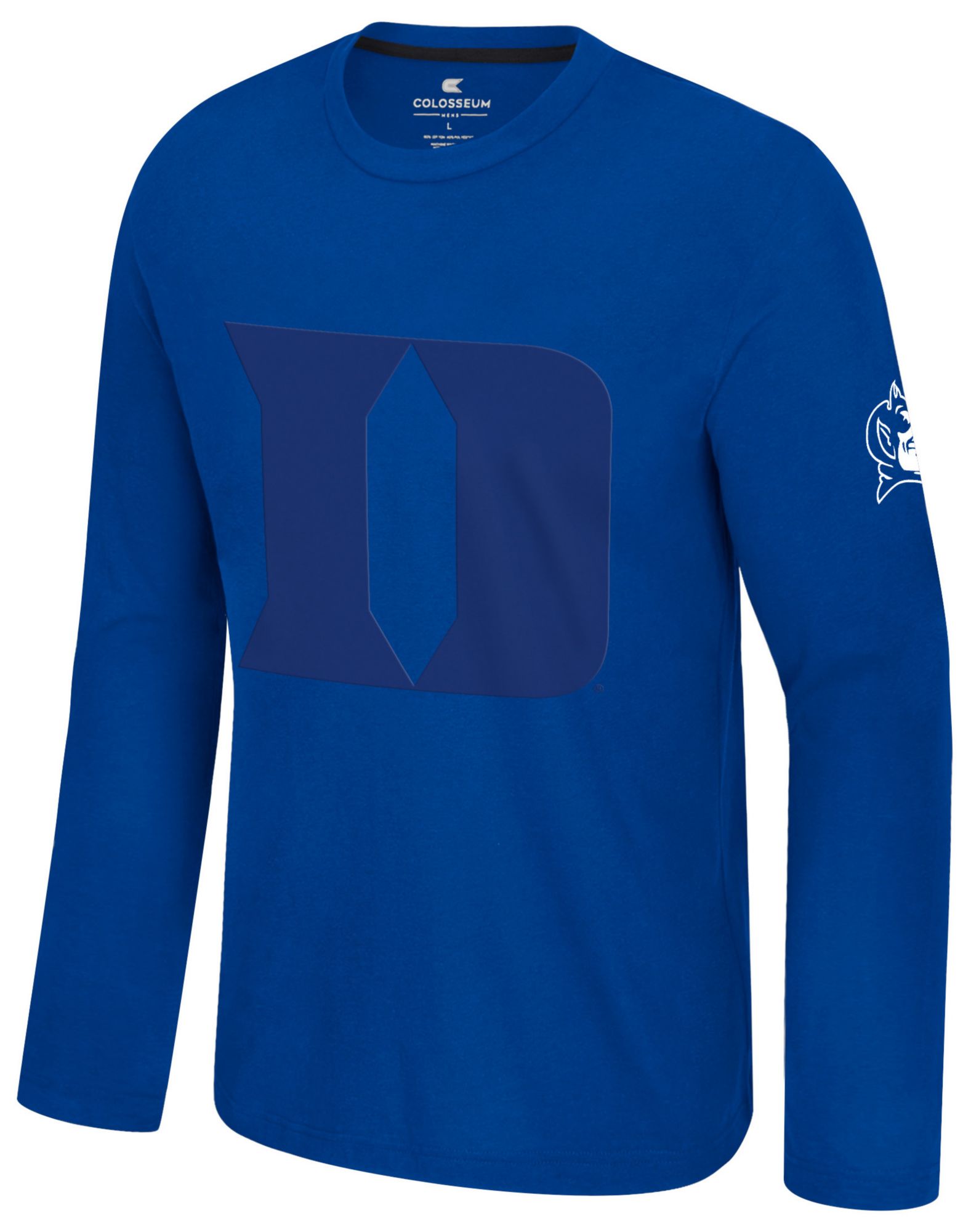Colosseum Men's Duke Blue Devils Royal Richie Long Sleeve Shirt