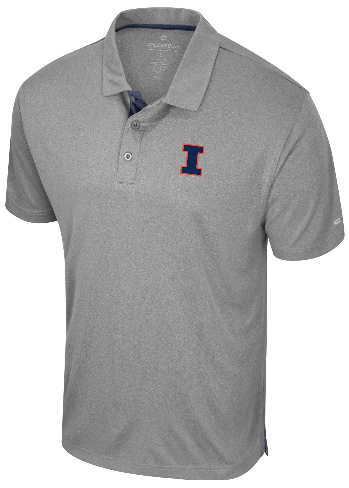 Colosseum Men's Louisville Cardinals Heather Gray Polo