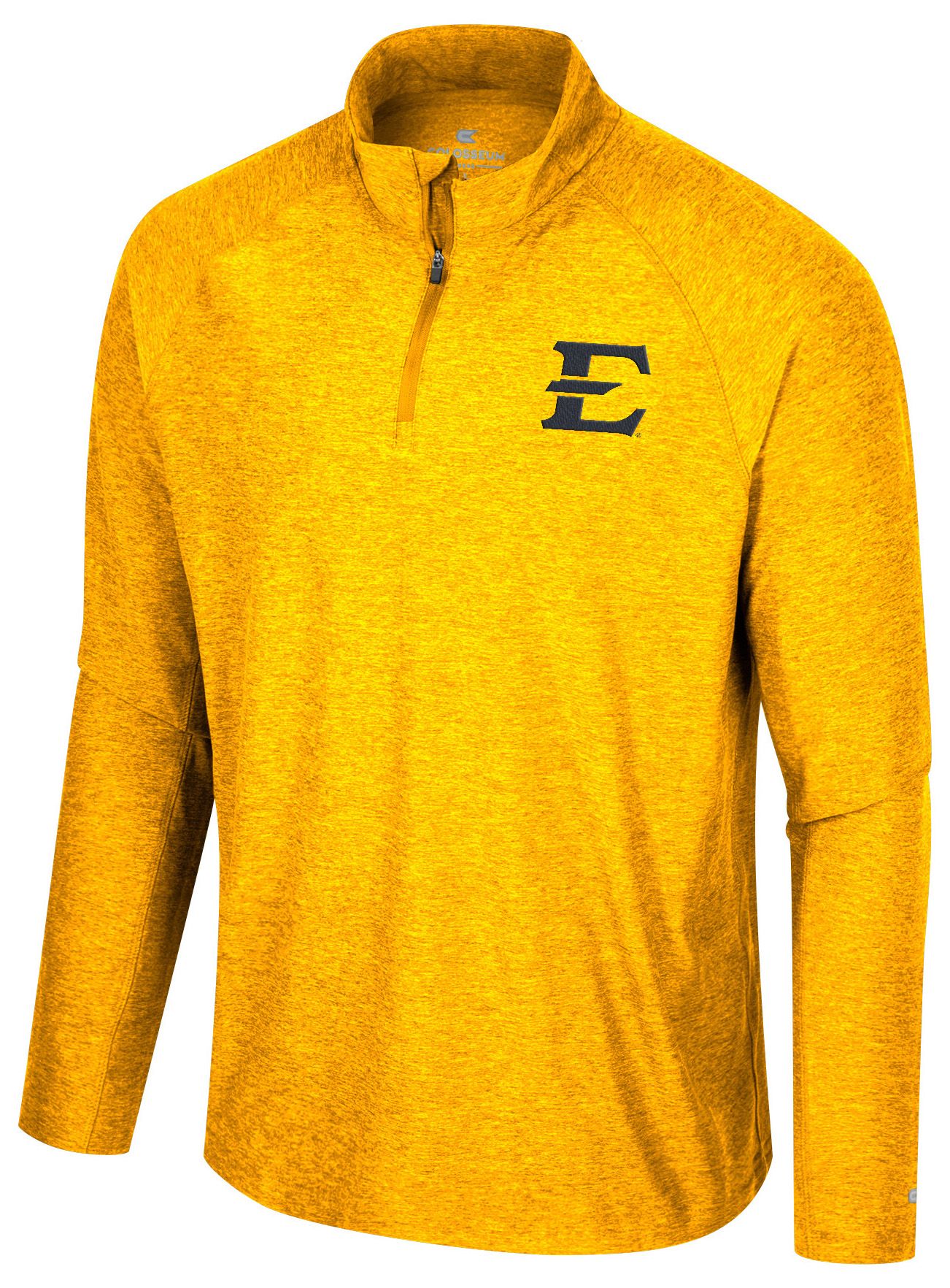 Colosseum Men's East Tennessee State Buccaneers Gold 1/4 Zip Jacket
