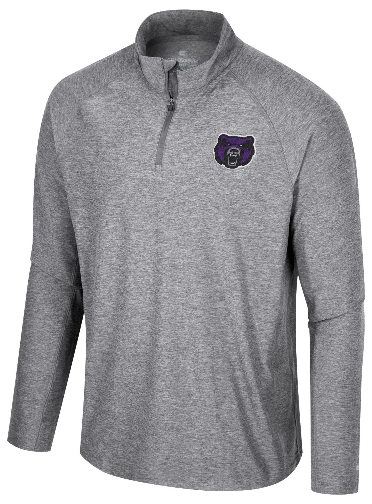 Colosseum Men's Central Arkansas Bears Gray 1/4 Zip Jacket