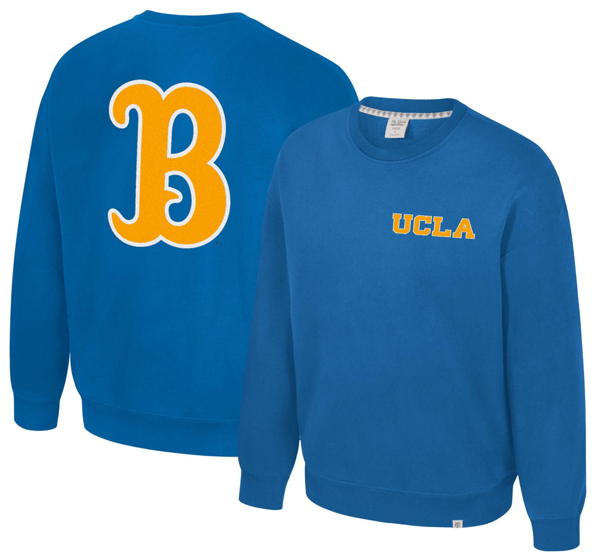 Colosseum Men's UCLA Bruins Blue Super-Rich Vintage Crewneck Sweatshirt