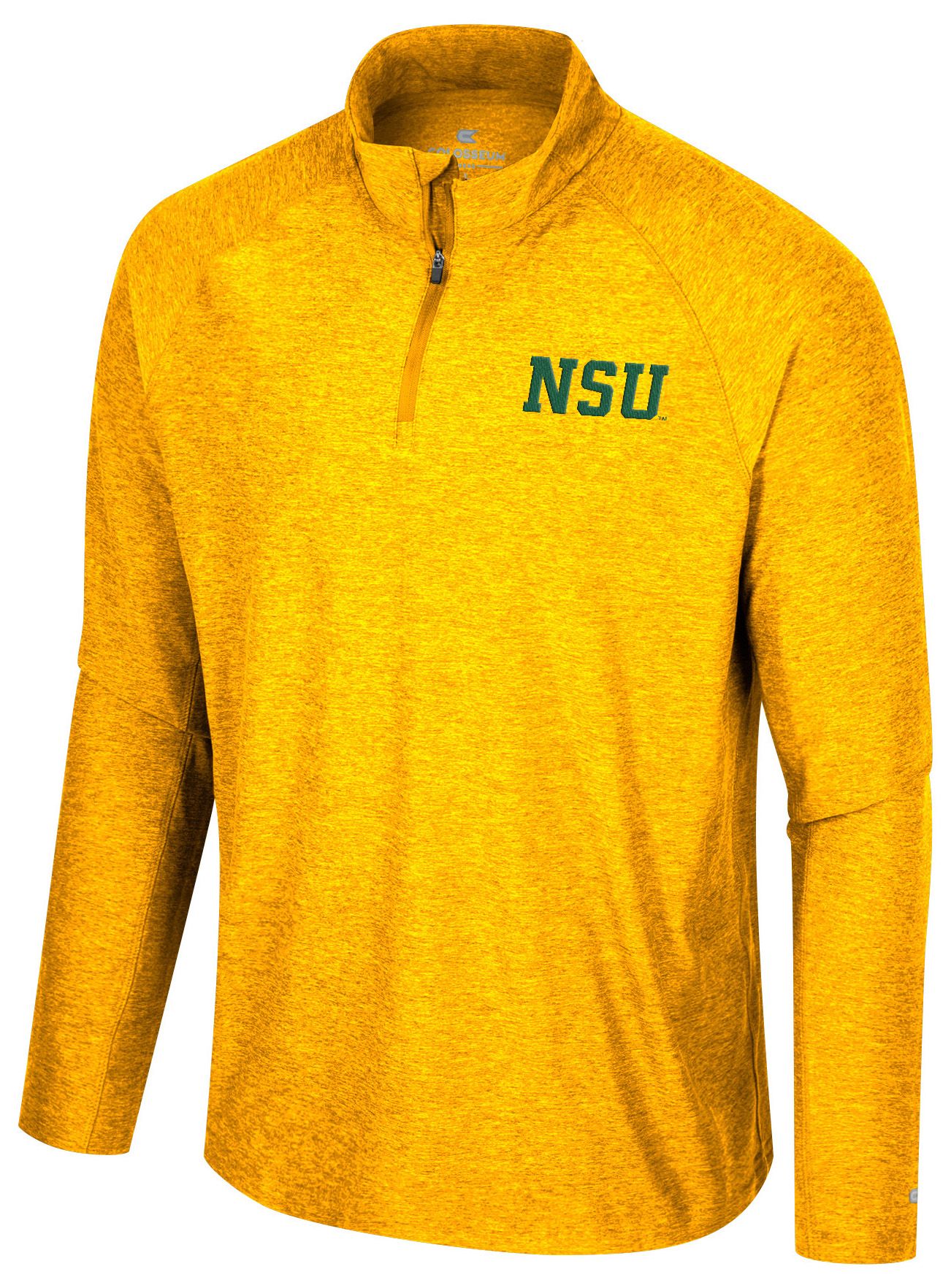 Colosseum Men's Norfolk State Spartans Gold 1/4 Zip Jacket