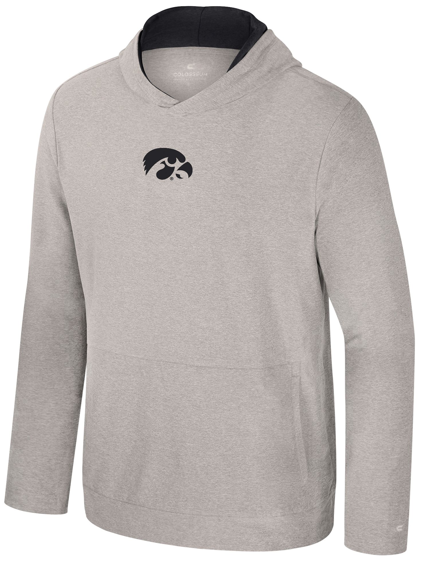 Colosseum Men's Iowa Hawkeyes Grey Cicero Long Sleeve Shirt