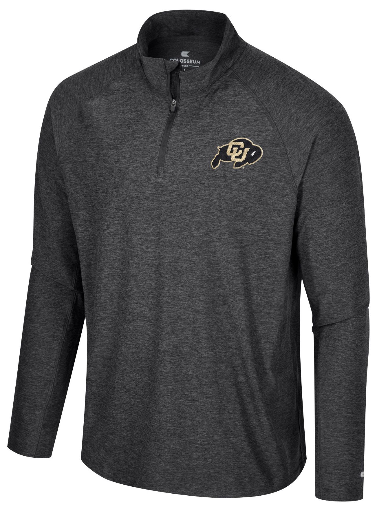 Colosseum Men's Colorado Buffaloes Black 1/4 Zip Jacket
