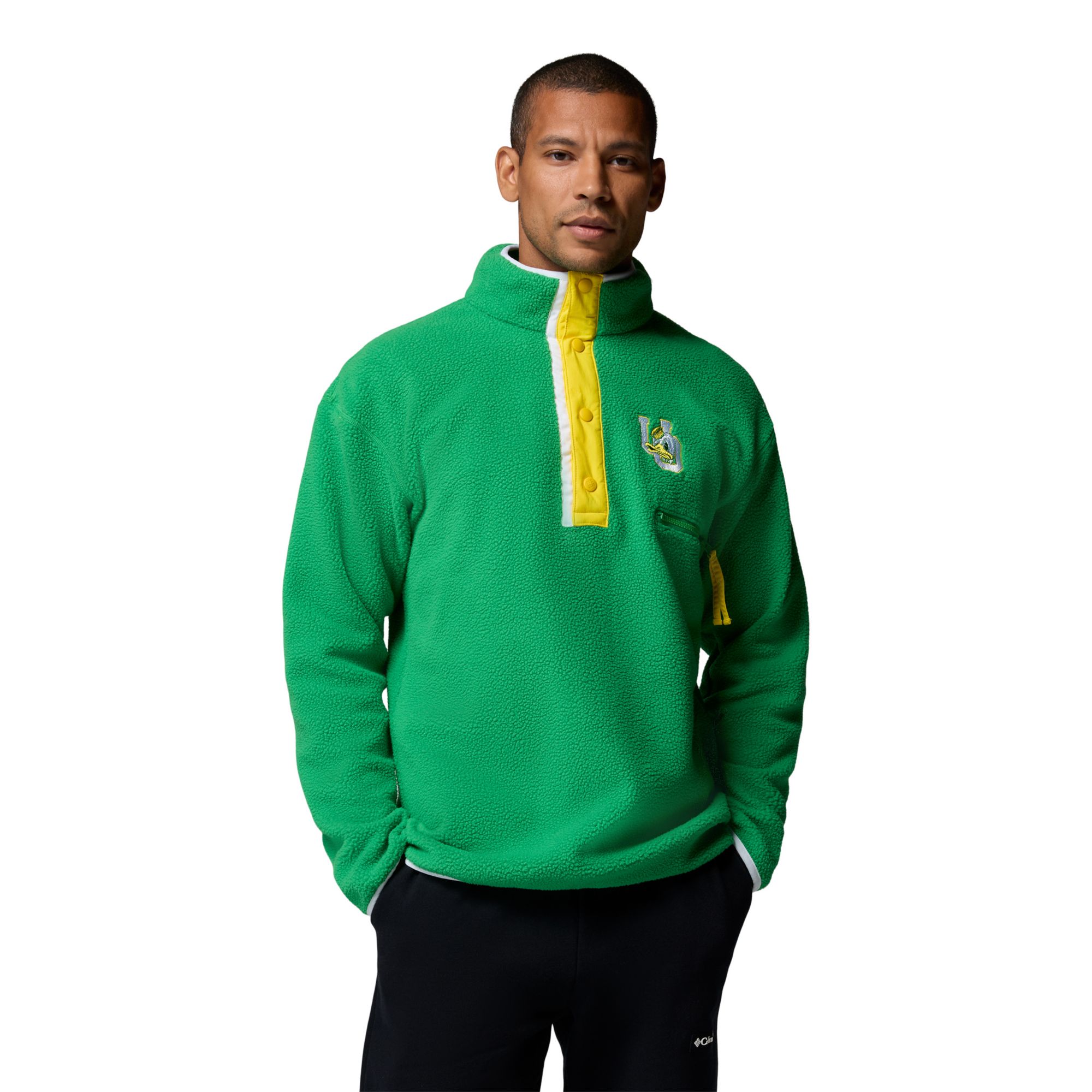 Columbia Men's Oregon Ducks Helvetia Fleece Pullover
