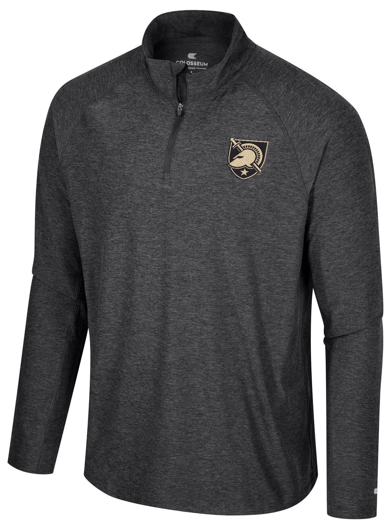 Colosseum Men's Army West Point Black Knights Black 1/4 Zip Jacket