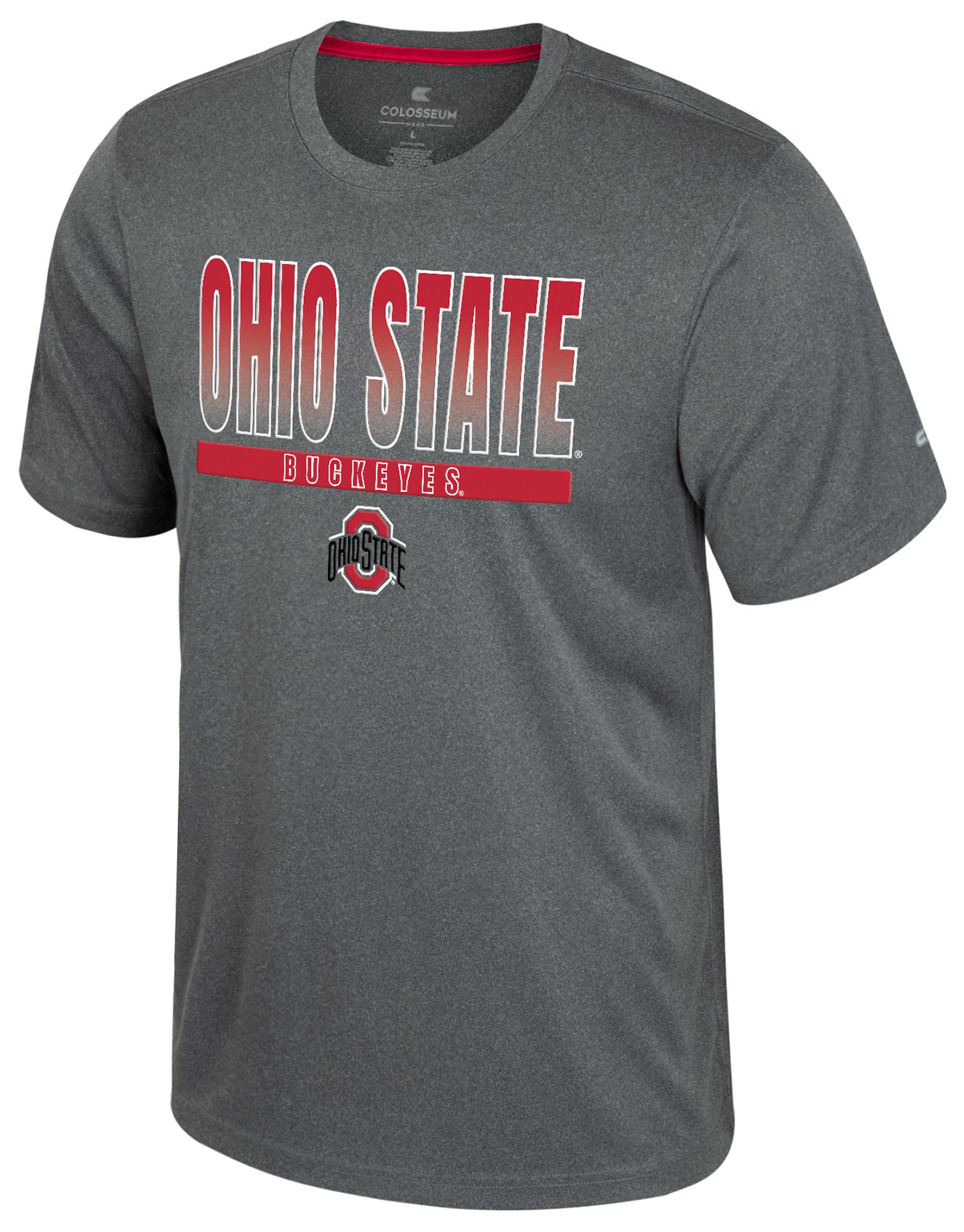Colosseum Men's Ohio State Buckeyes Heather Charcoal Maitre D T-Shirt