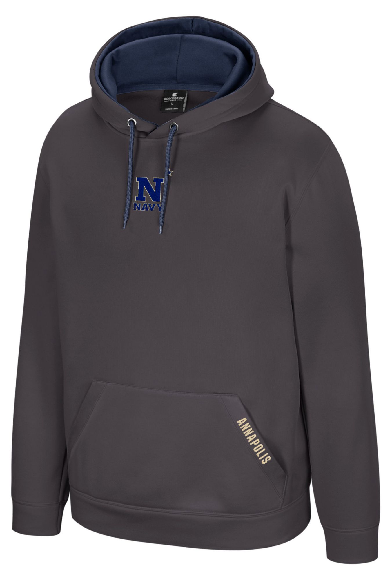 Colosseum Men's Navy Midshipmen Promo Hoodie