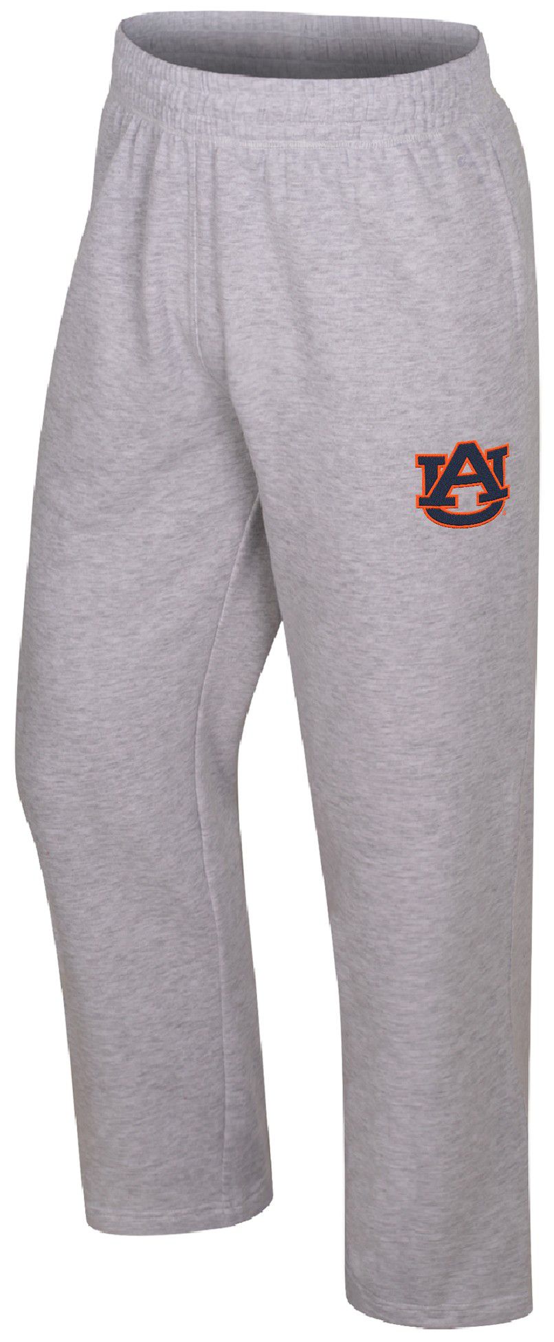 Colosseum Men's Auburn Tigers Light Heather Gray Marcus Open Bottom Pants
