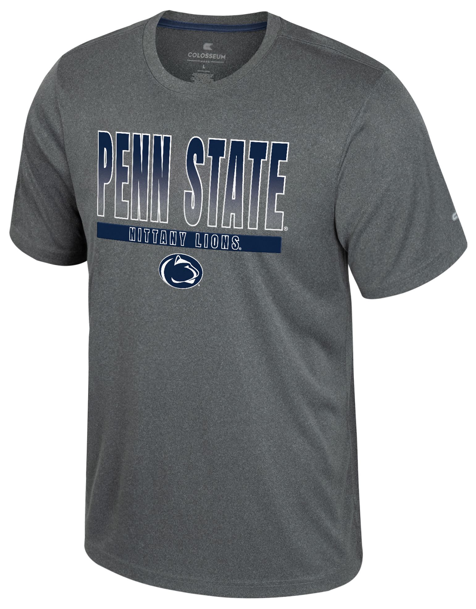 Colosseum Men's Penn State Nittany Lions Heather Charcoal Maitre D T-Shirt