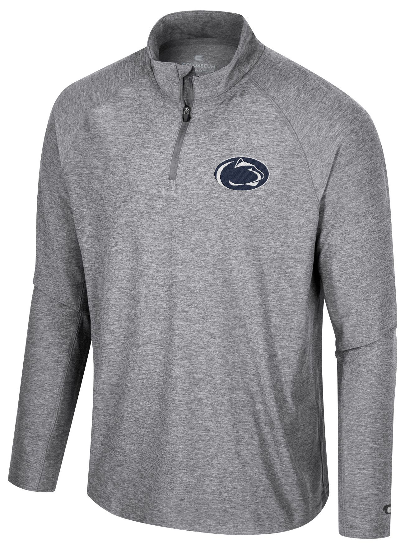 Colosseum Men's Penn State Nittany Lions Gray 1/4 Zip Jacket