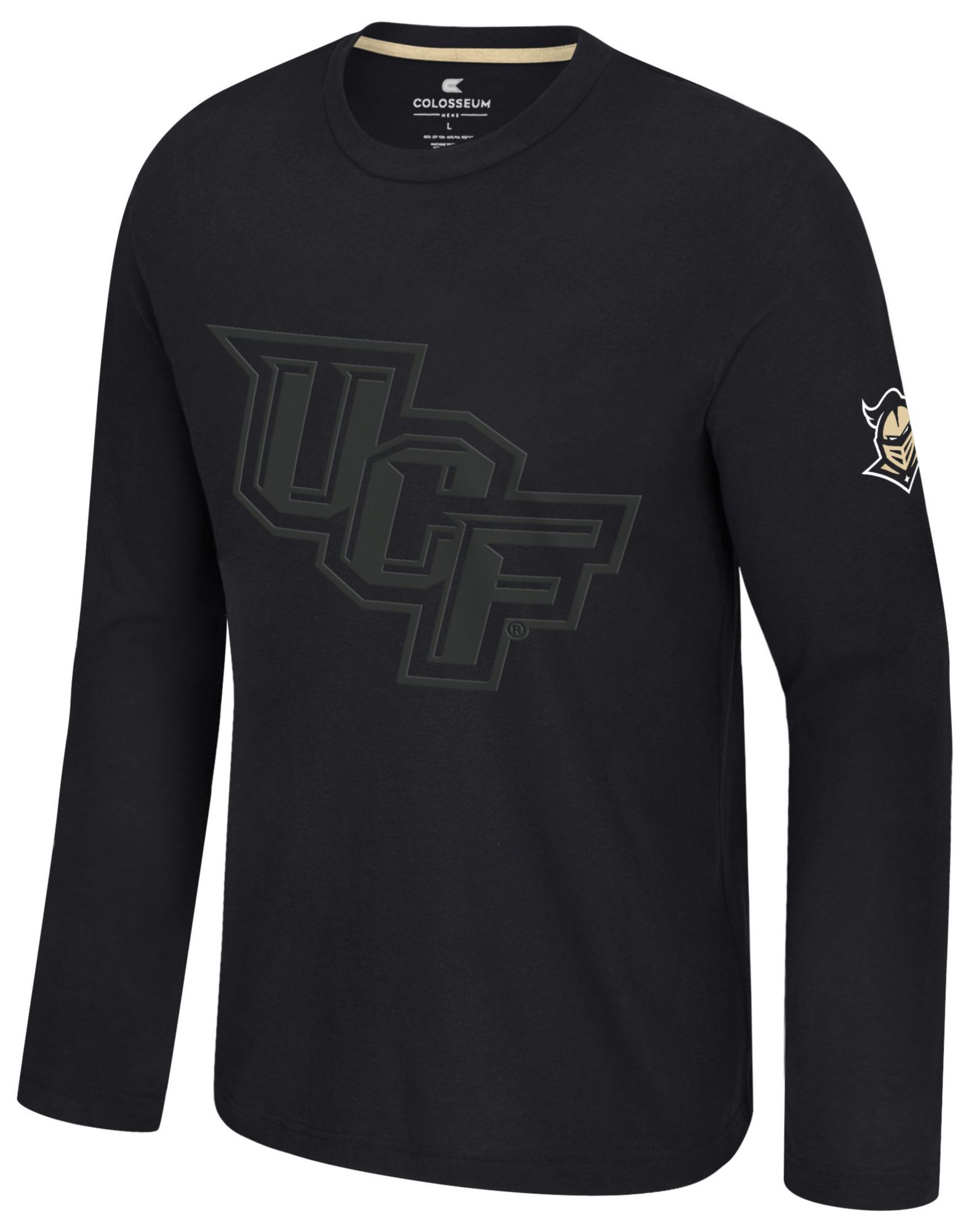 Colosseum Men's UCF Knights Black Richie Long Sleeve Shirt