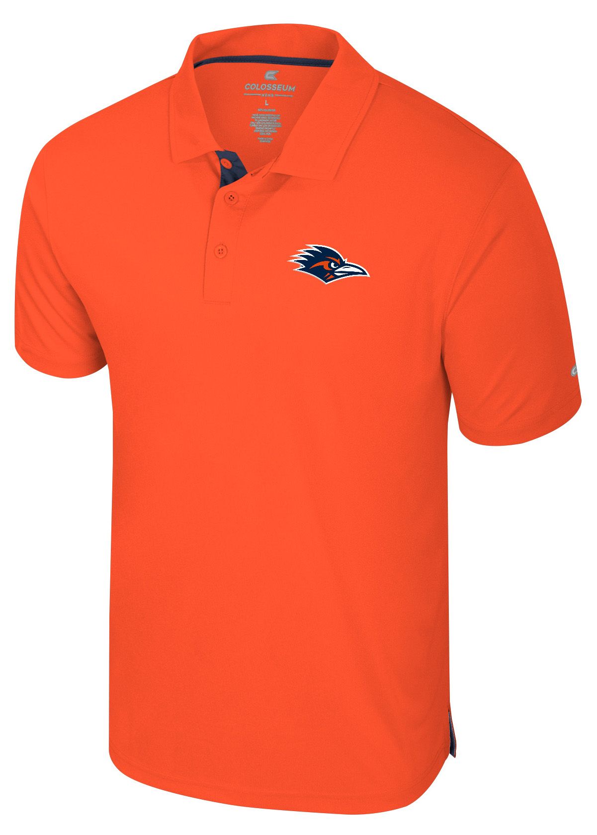 Colosseum Men's UT San Antonio Roadrunners Orange Polo