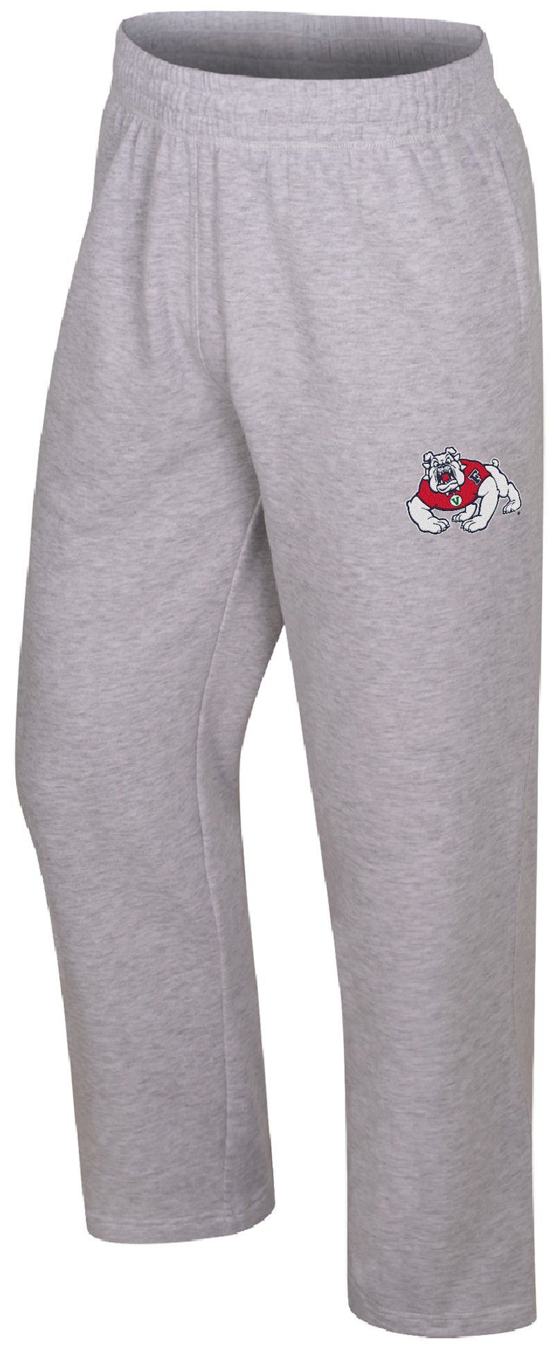 Colosseum Men's Fresno State Bulldogs Light Heather Gray Marcus Open Bottom Pants