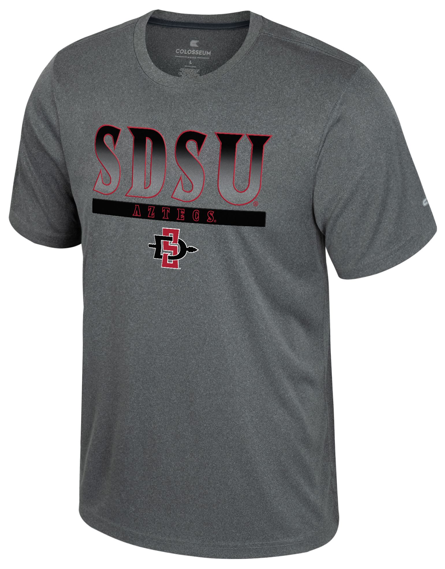 Colosseum Men's Colorado State Rams Heather Charcoal Maitre D T-Shirt
