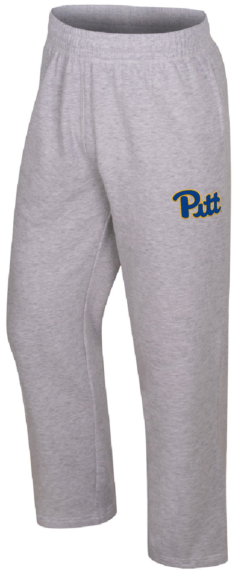Colosseum Men's Pitt Panthers Light Heather Gray Marcus Open Bottom Pants