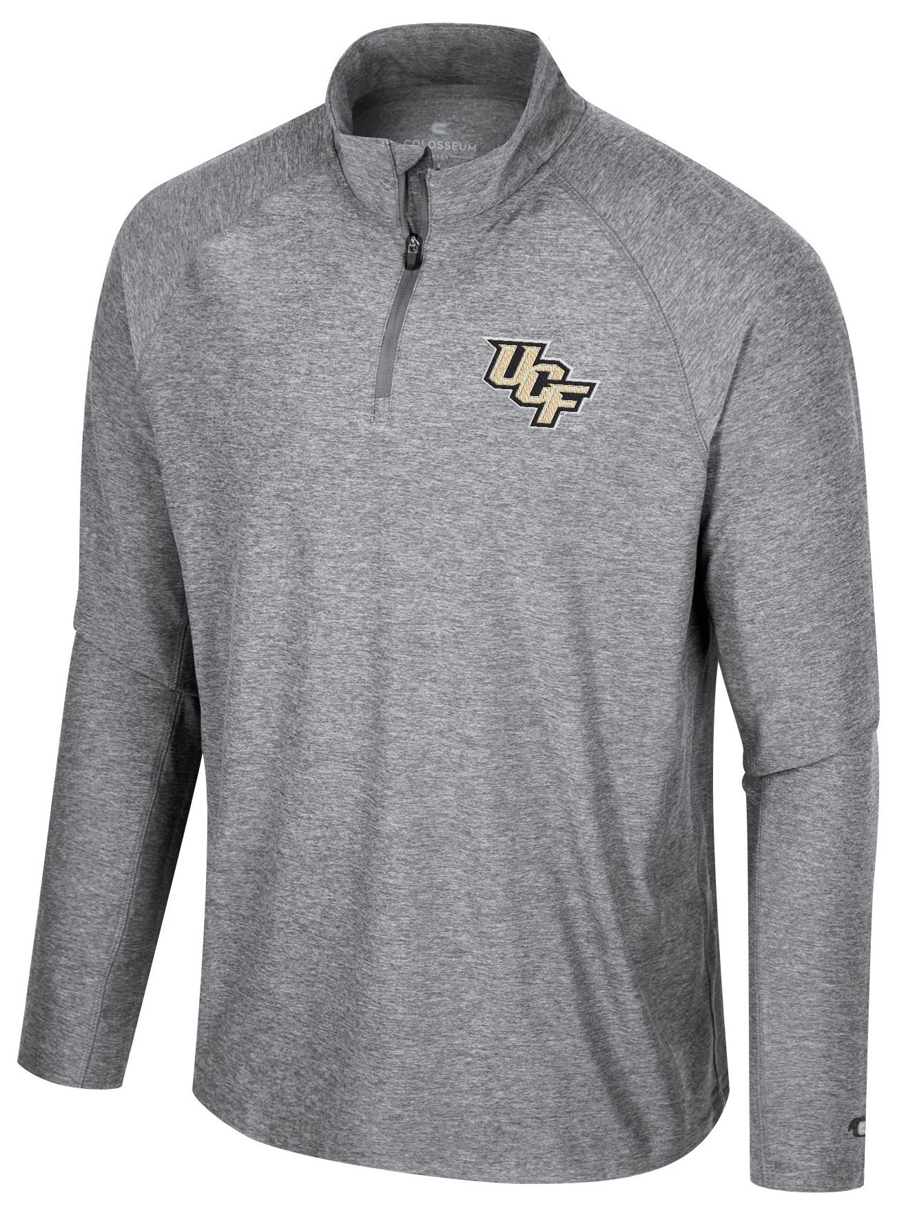 Colosseum Men's UCF Knights Gray 1/4 Zip Jacket