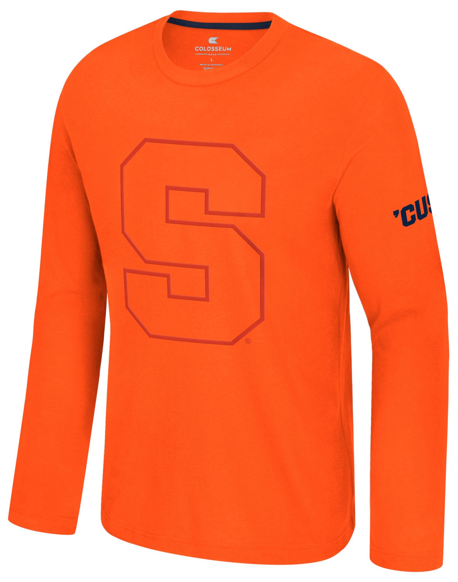 Colosseum Men's Syracuse Orange Orange Richie Long Sleeve Shirt