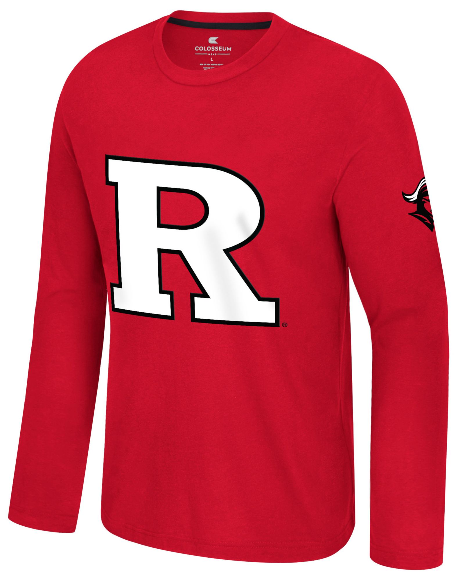Colosseum Men's Rutgers Scarlet Knights Red Richie Long Sleeve Shirt