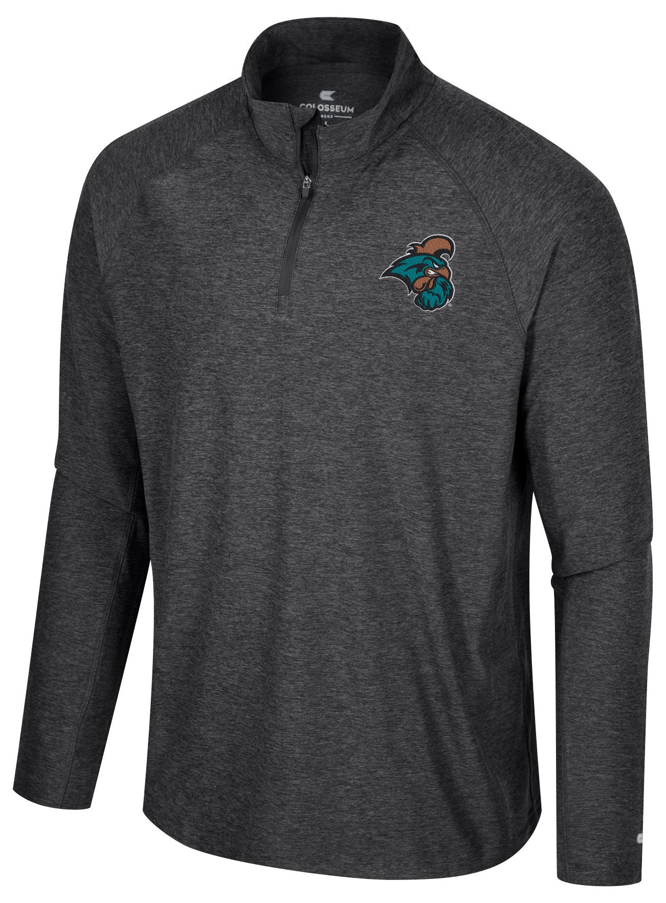 Colosseum Men's Coastal Carolina Chanticleers Black 1/4 Zip Jacket