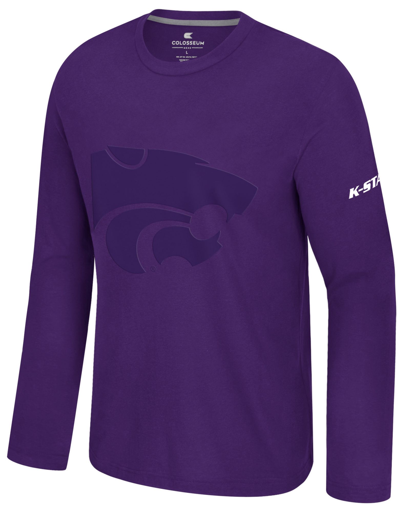 Colosseum Men's Kansas State Wildcats Purple Richie Long Sleeve Shirt