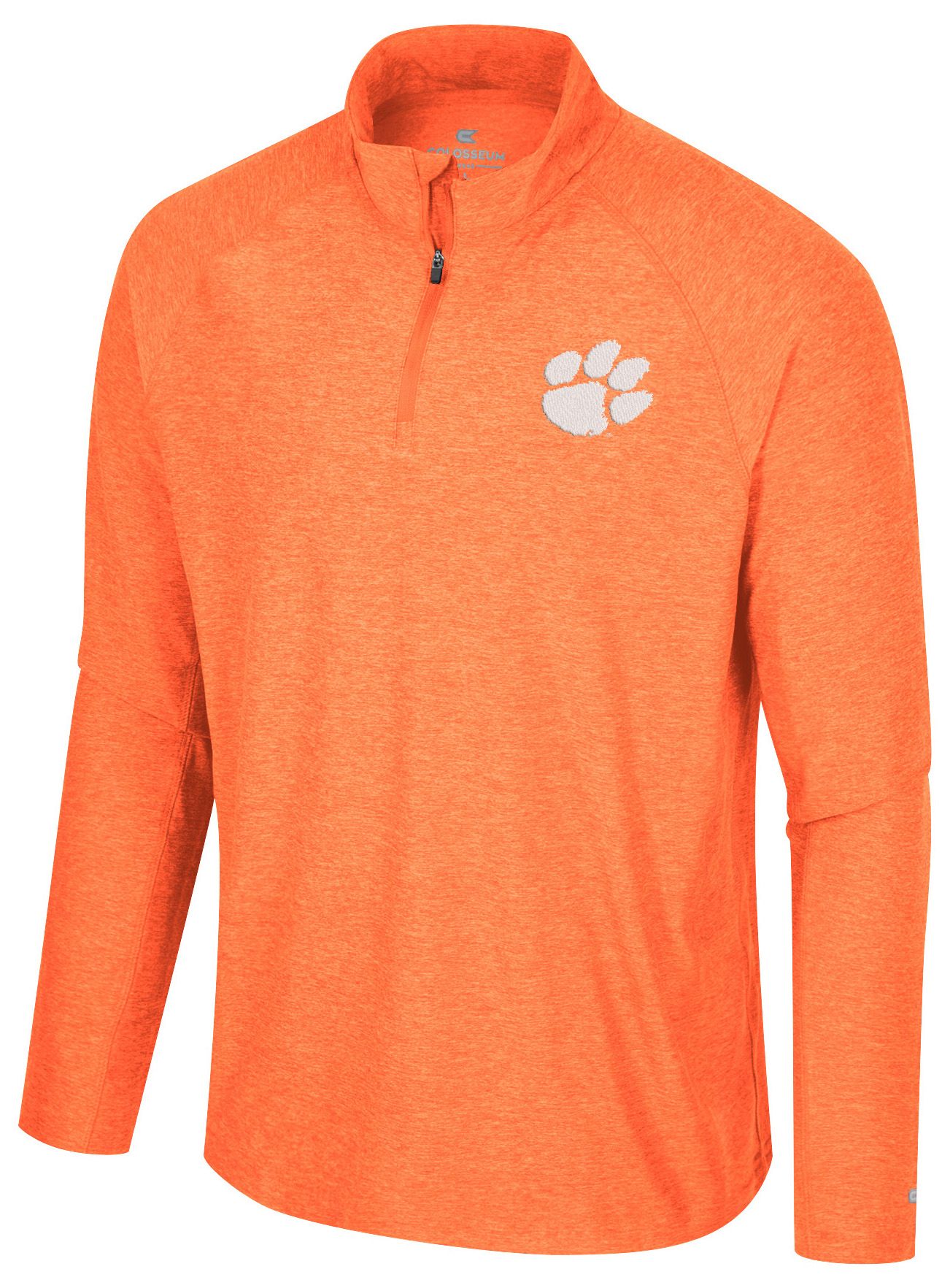 Colosseum Men's Clemson Tigers Orange 1/4 Zip Jacket