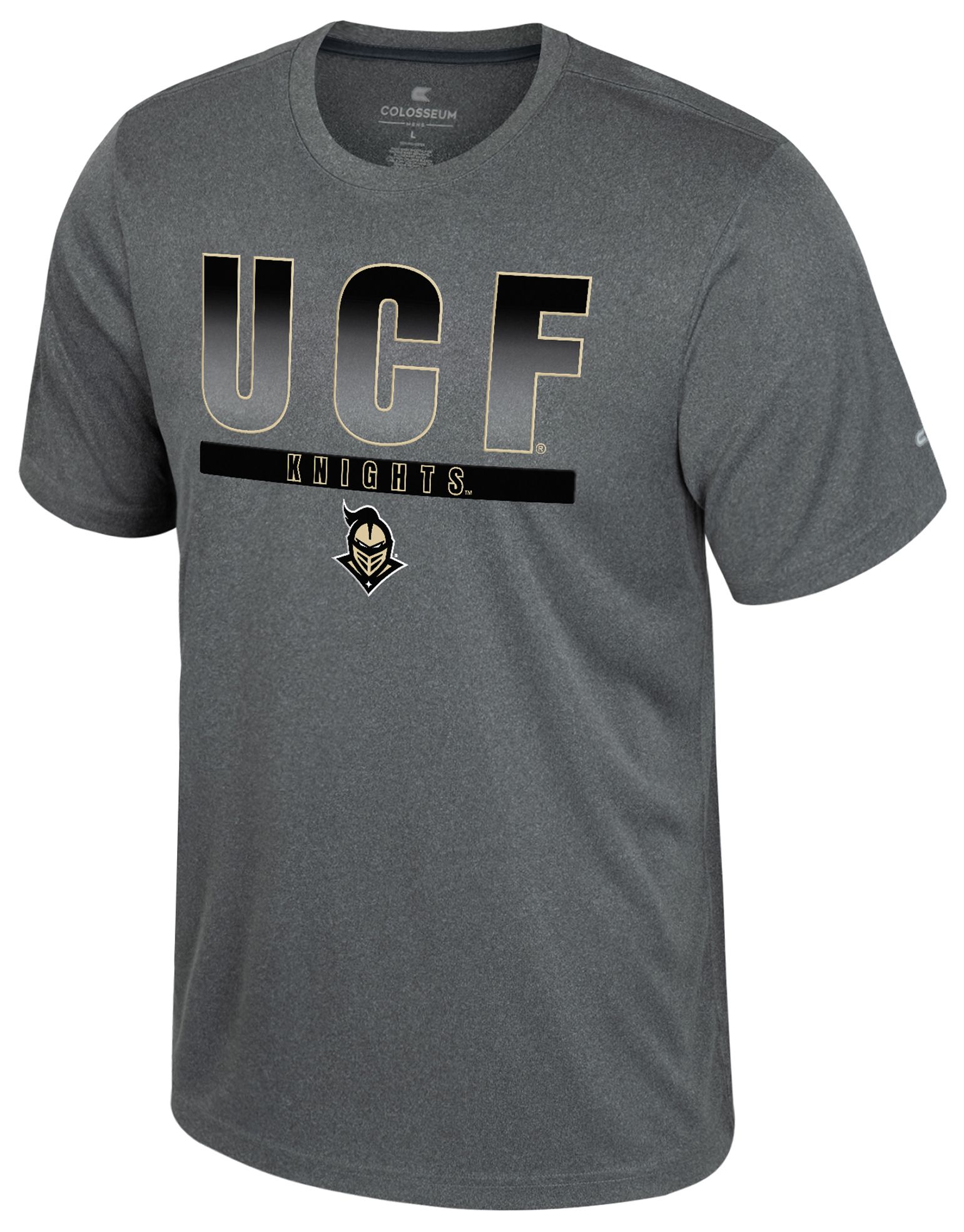 Colosseum Men's UCF Knights Heather Charcoal Maitre D T-Shirt