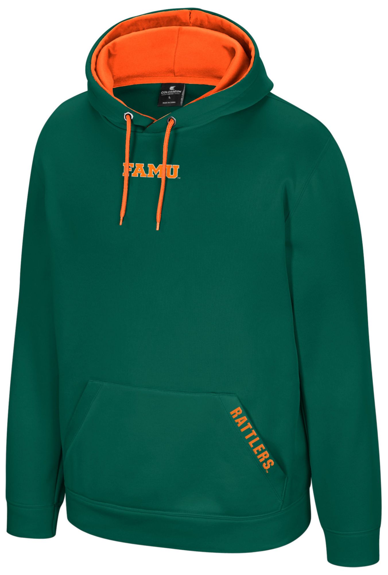 Colosseum Men's Florida A&M Rattlers Promo Hoodie, XXL, Green
