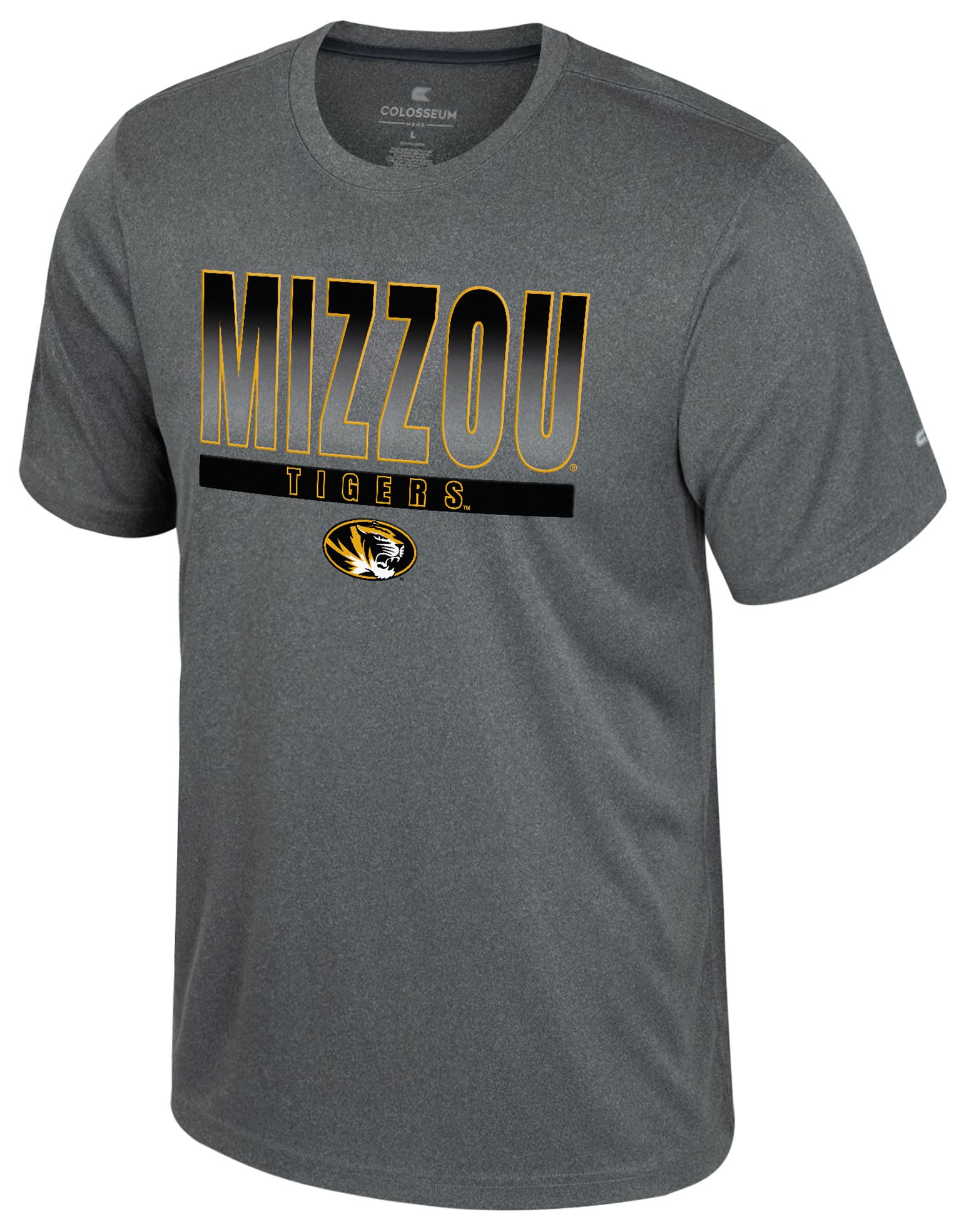 Colosseum Men's Missouri Tigers Heather Charcoal Maitre D T-Shirt