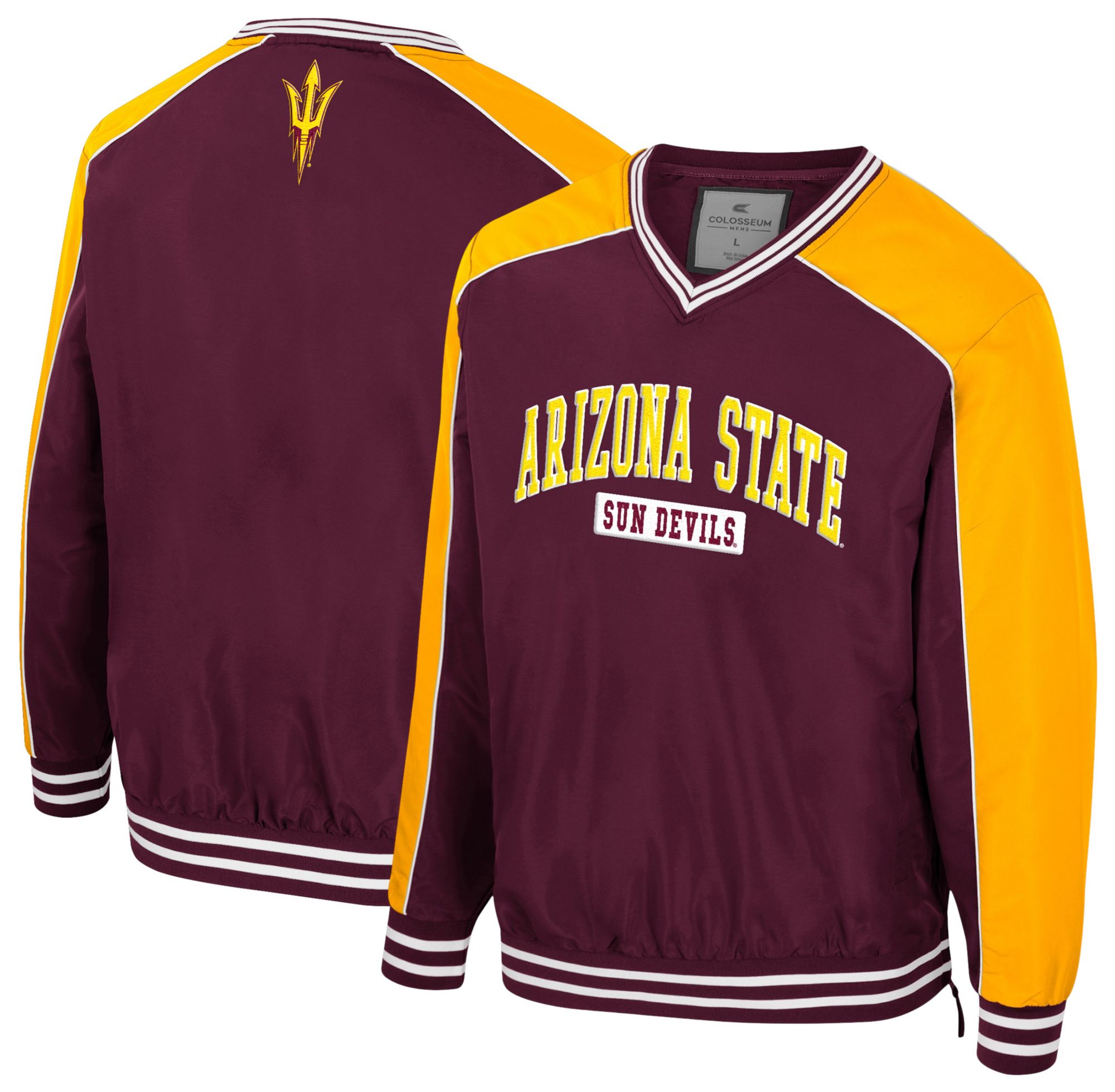 Colosseum Men's Arizona State Sun Devils Coach Jacket