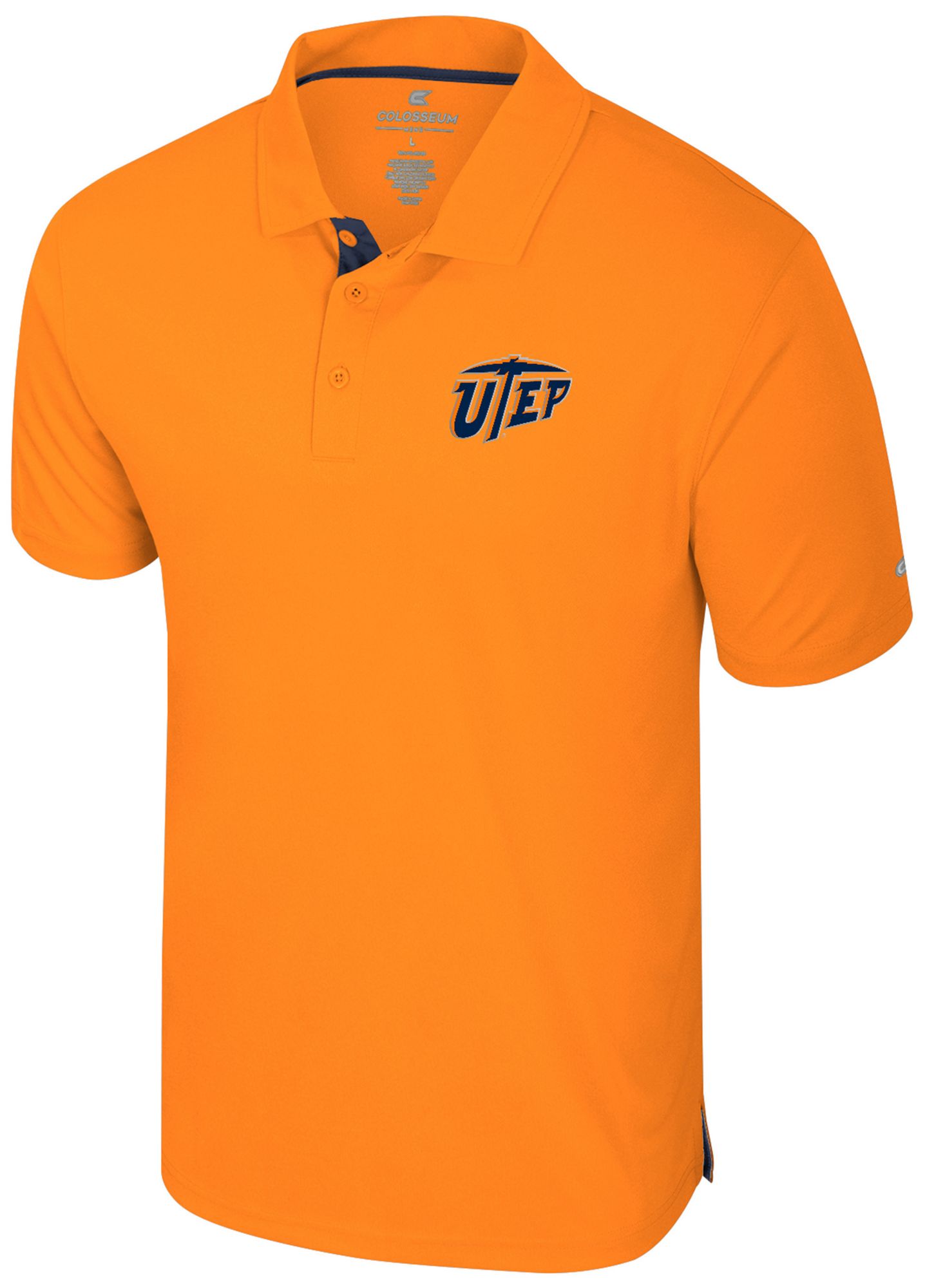 Colosseum Men's UTEP Miners Orange Polo
