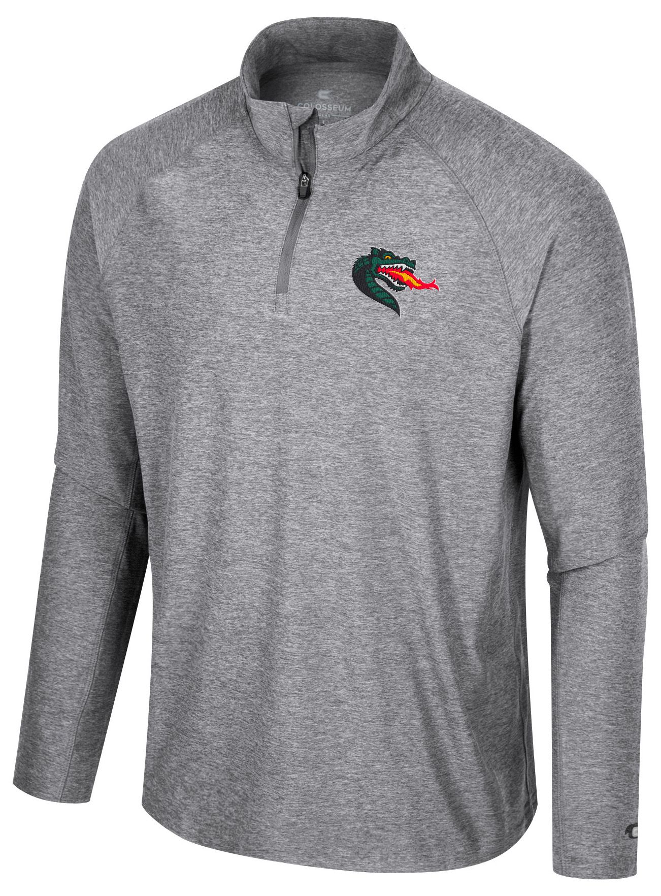 Colosseum Men's UAB Blazers Gray 1/4 Zip Jacket