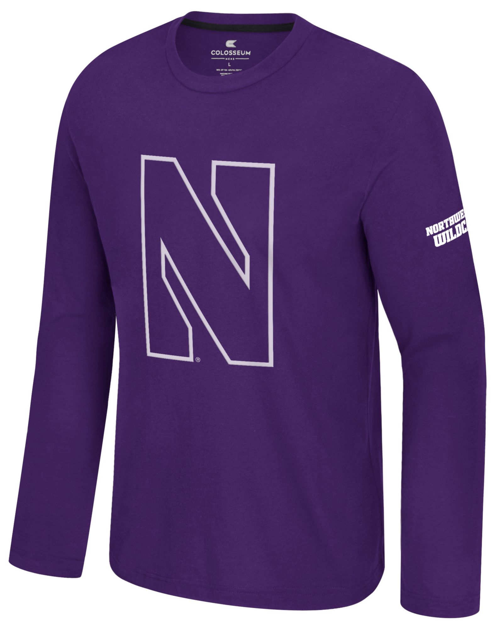Colosseum Men's Northwestern Wildcats Purple Richie Long Sleeve Shirt