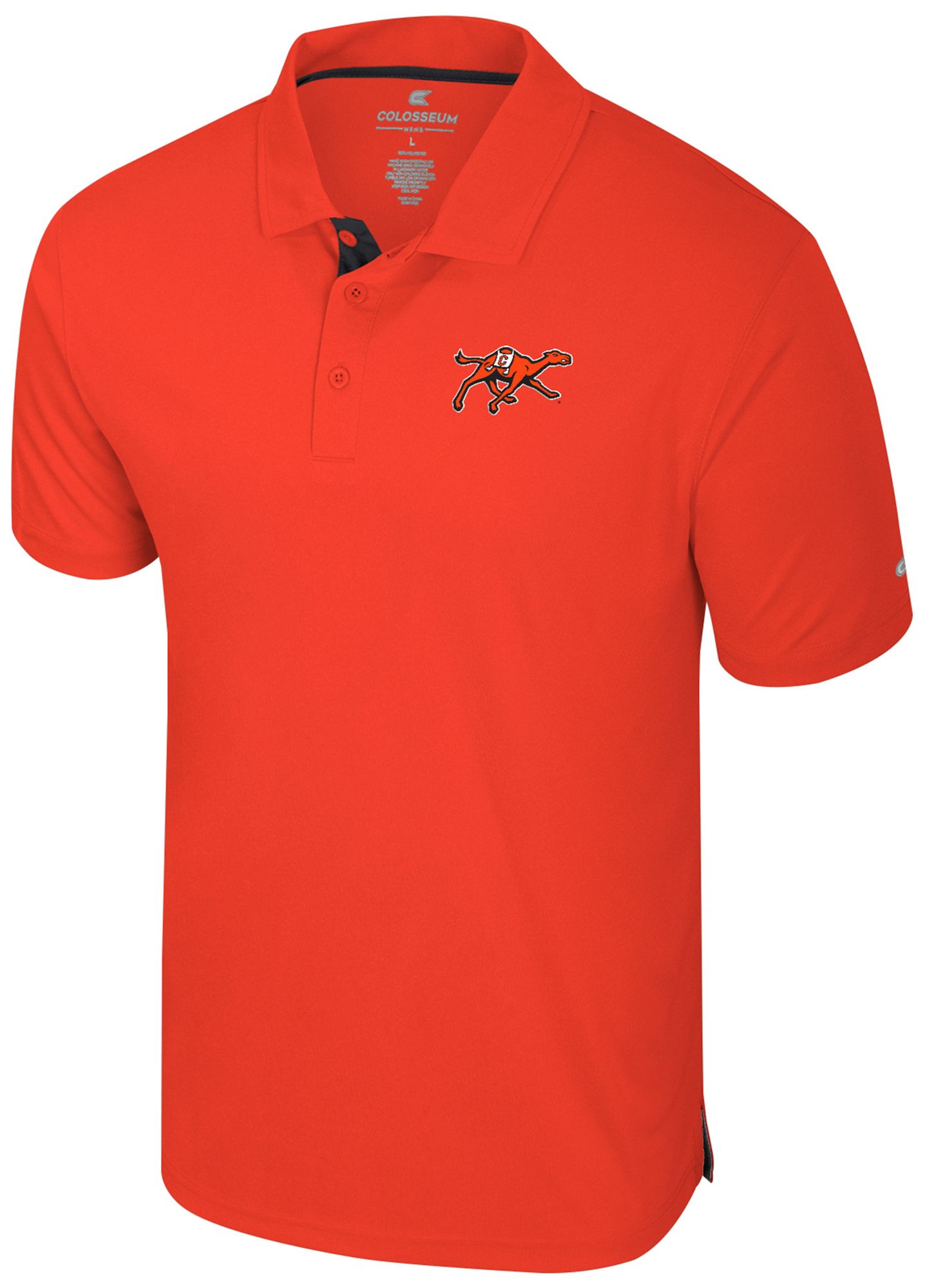 Colosseum Men's Campbell Fighting Camels Orange Polo