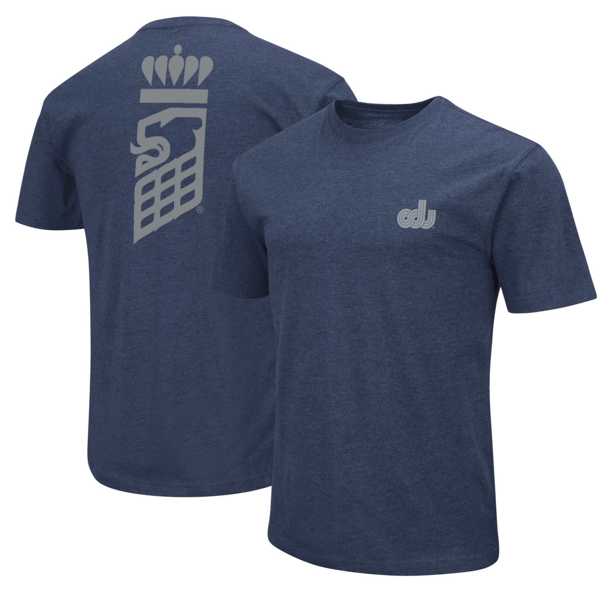 Colosseum Men's Old Dominion Monarchs Navy Vintage Logo T-Shirt