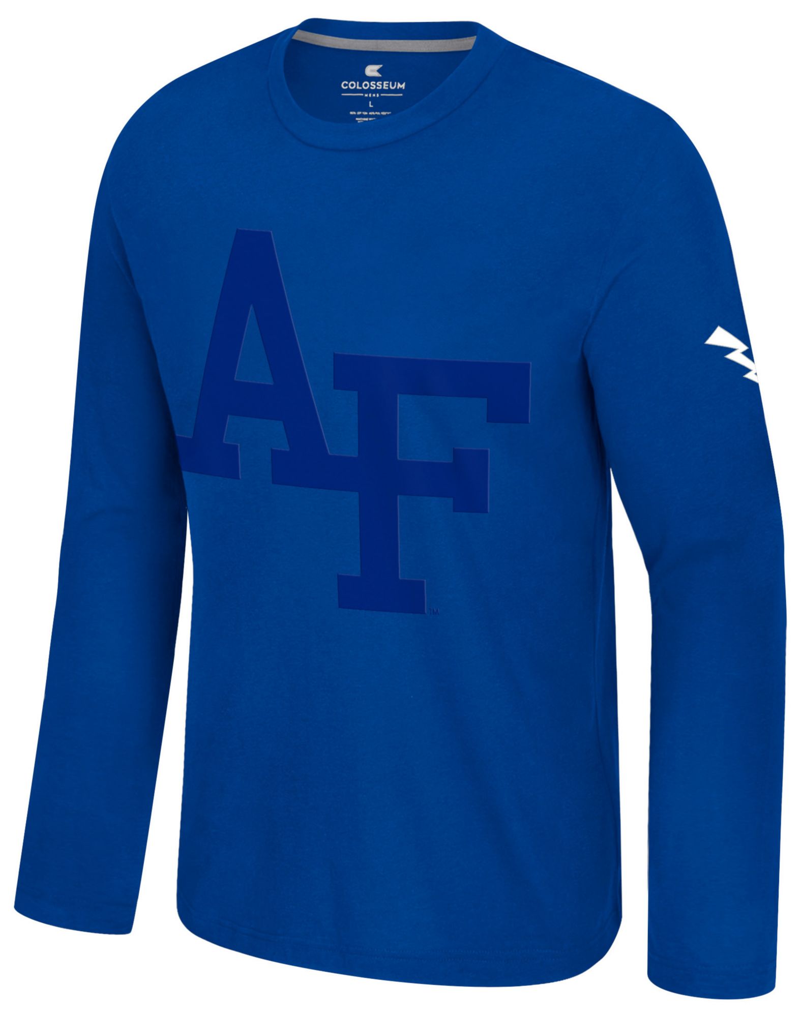 Colosseum Men's Air Force Falcons Royal Richie Long Sleeve Shirt