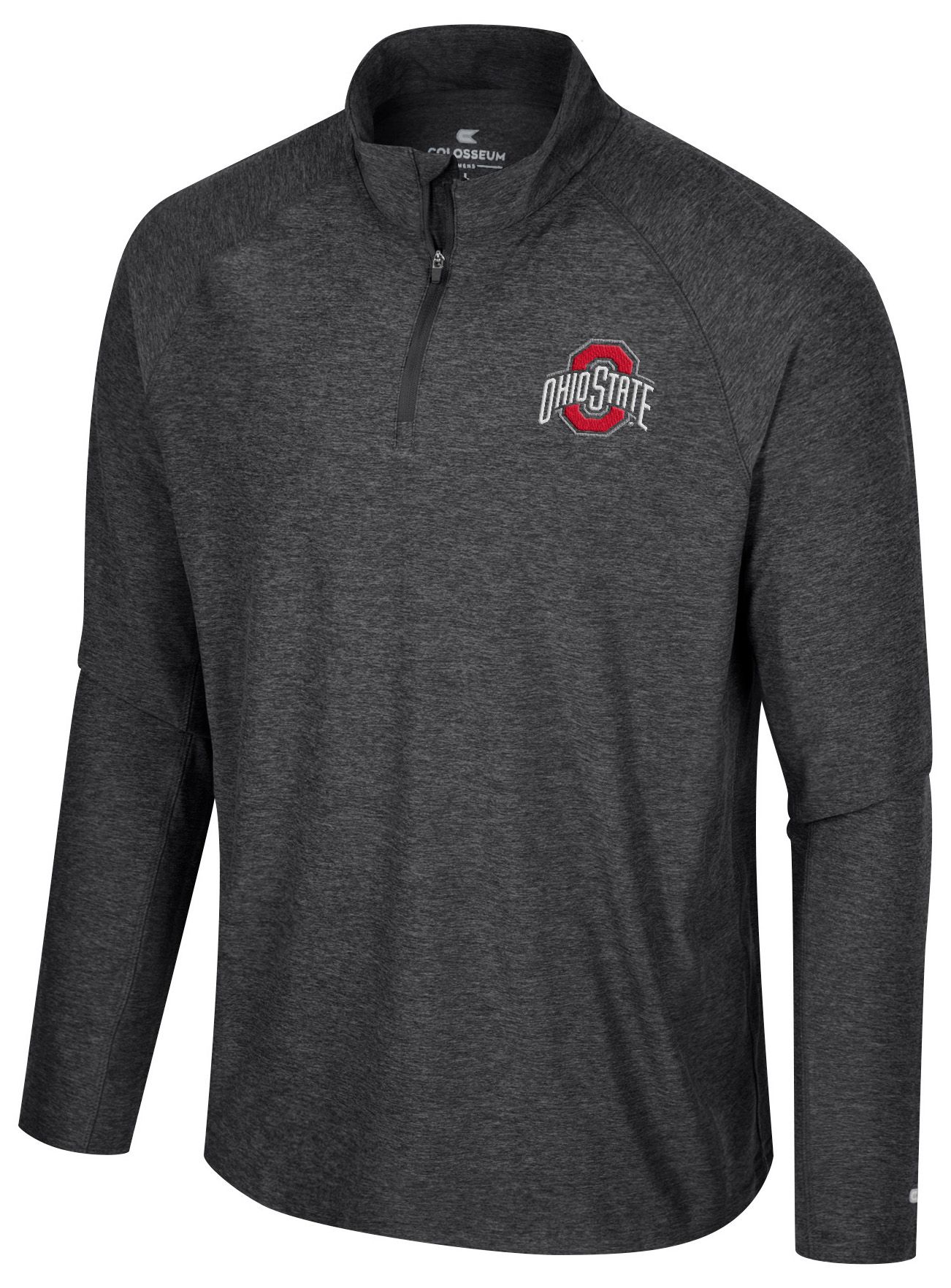 Colosseum Men's Ohio State Buckeyes Black 1/4 Zip Jacket