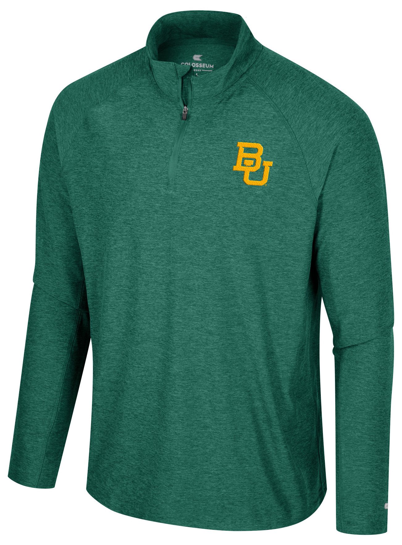 Colosseum Men's Baylor Bears Green 1/4 Zip Jacket